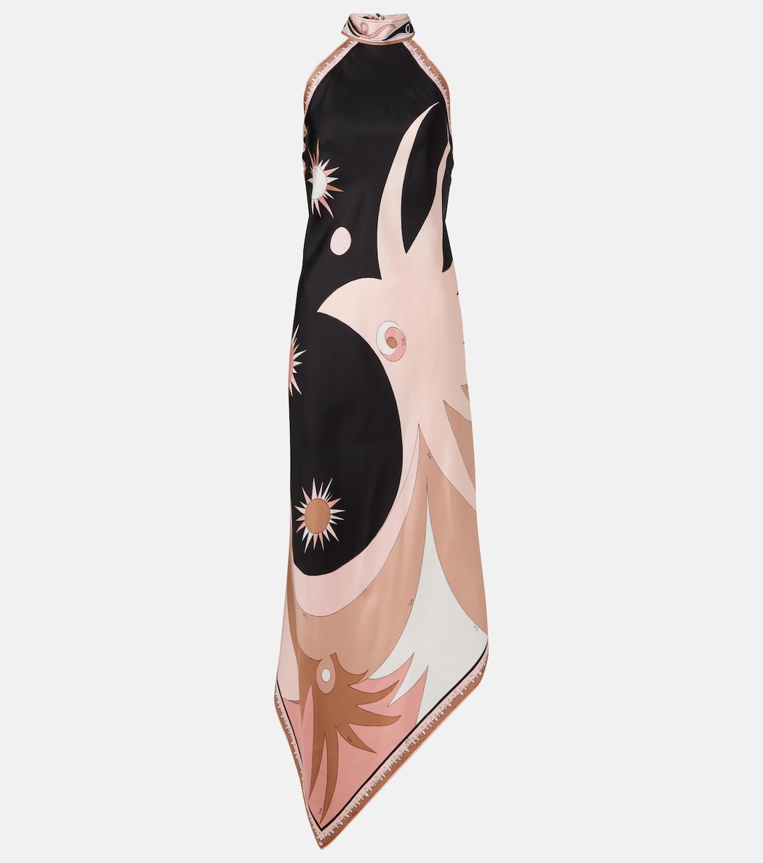 Abito lungo Stella in twill di seta | Pucci