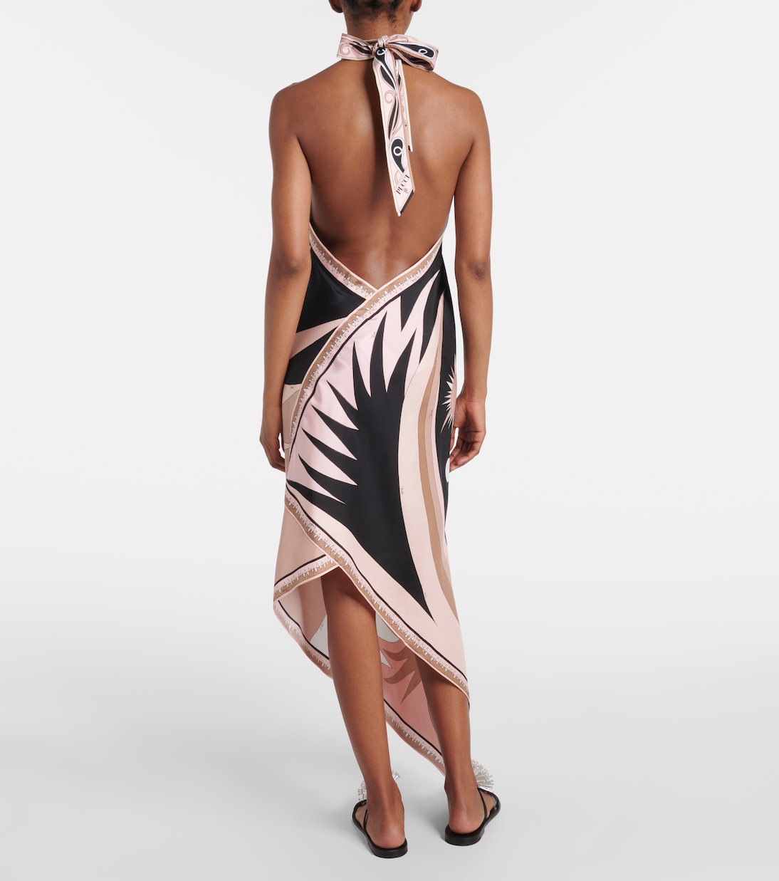Abito lungo Stella in twill di seta | Pucci