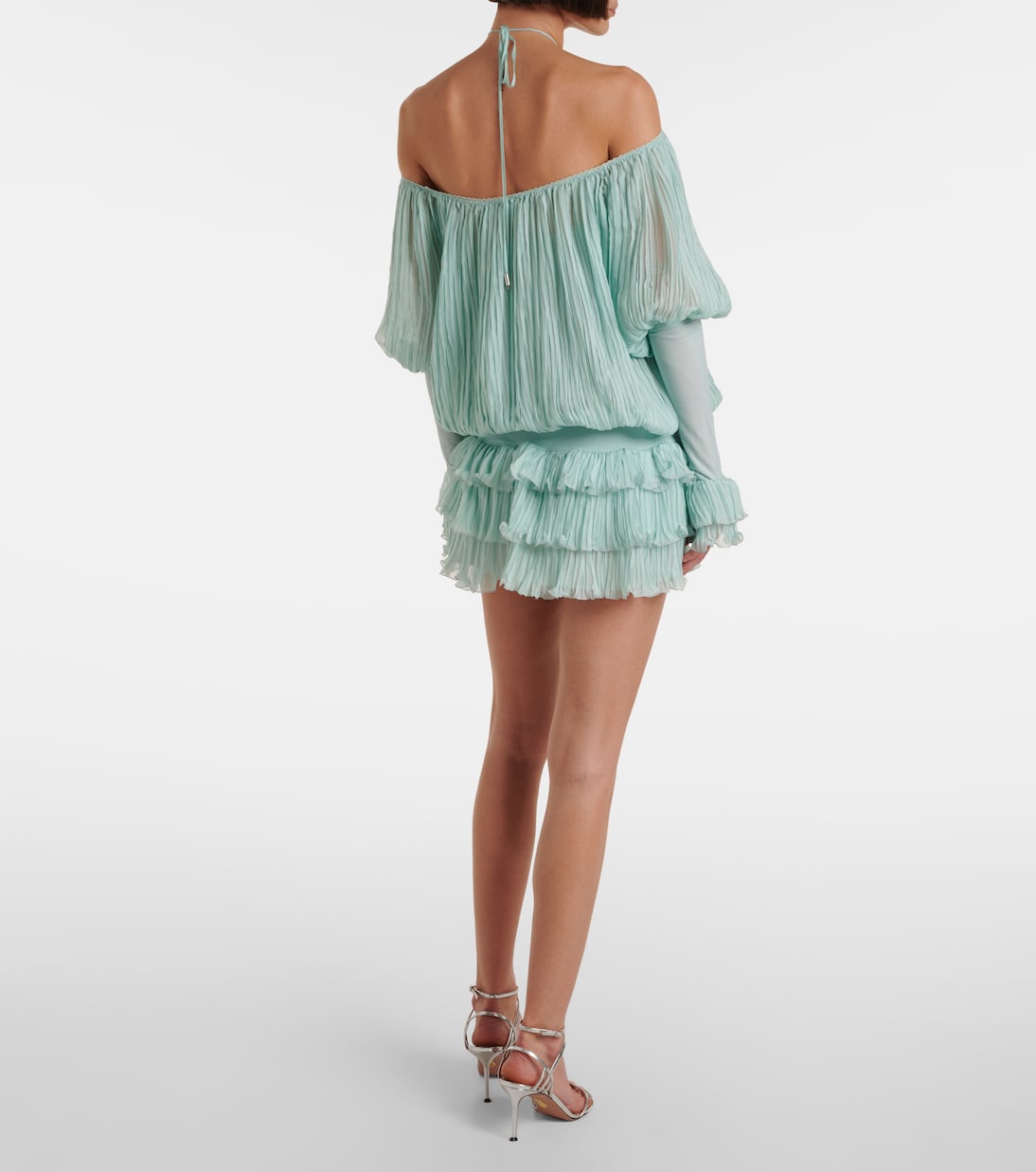 Minikleid aus Seidenchiffon | Blumarine