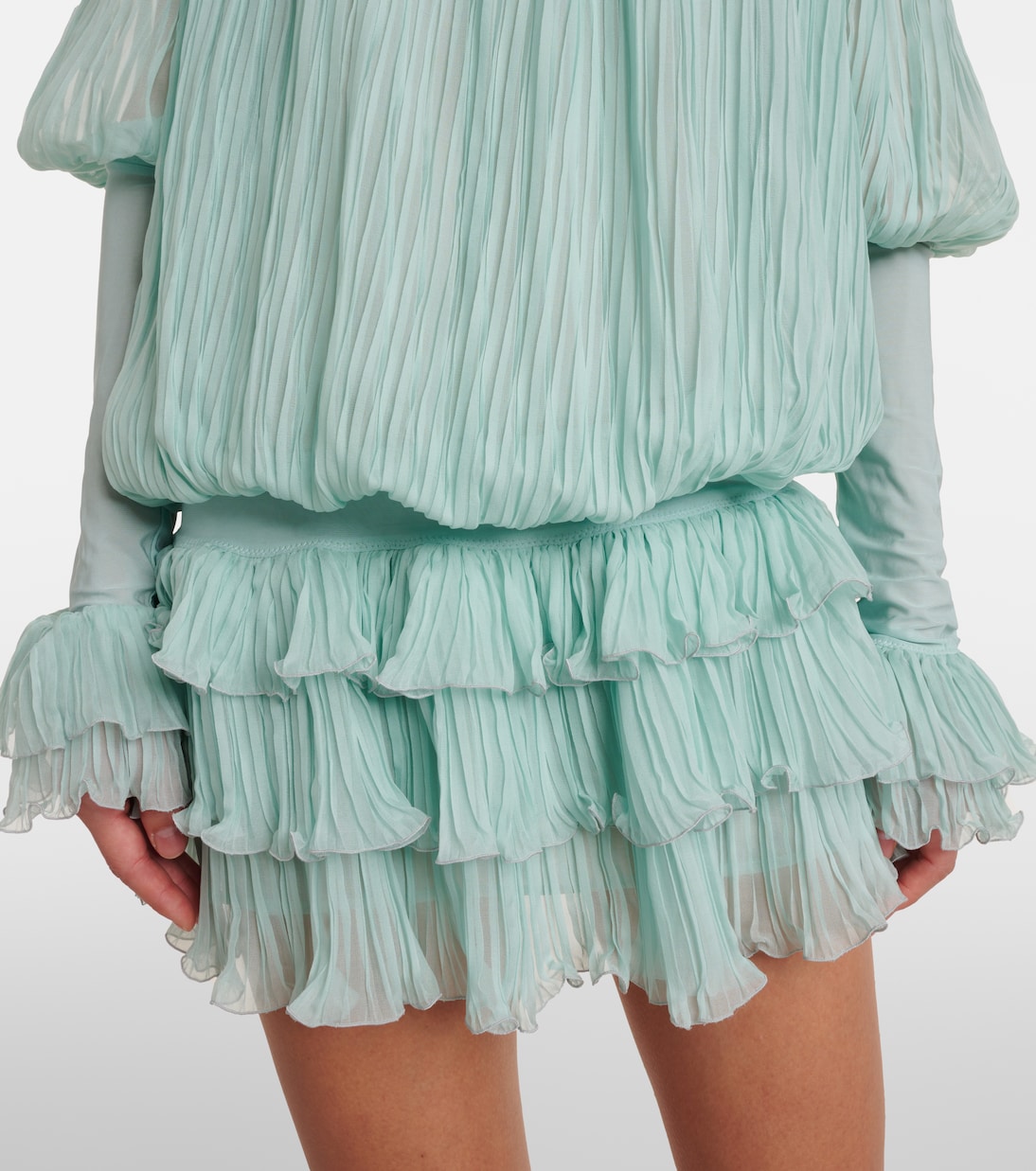 Minikleid aus Seidenchiffon | Blumarine