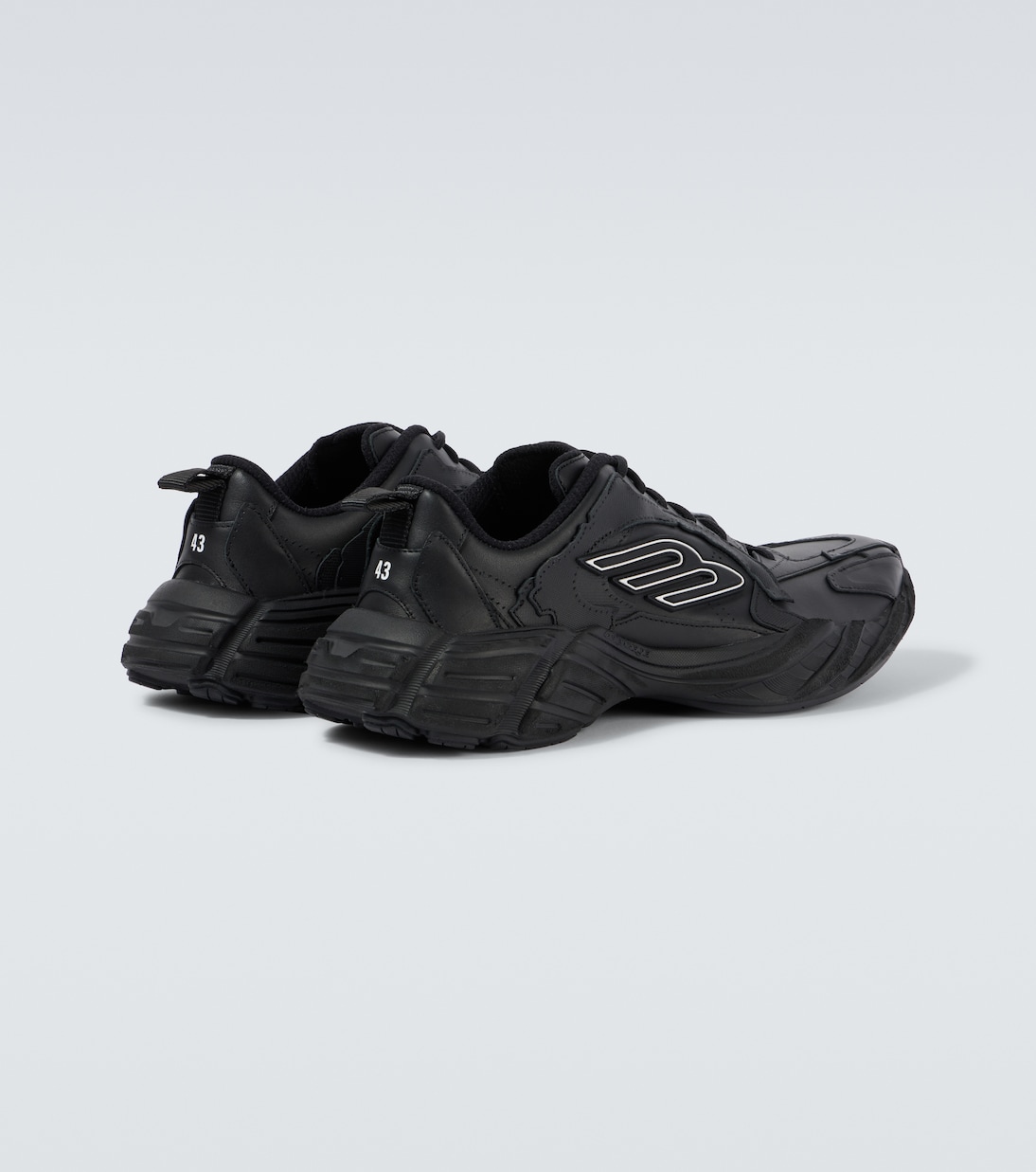 Sneakers Monday 3B Sports Icon aus Leder | Balenciaga