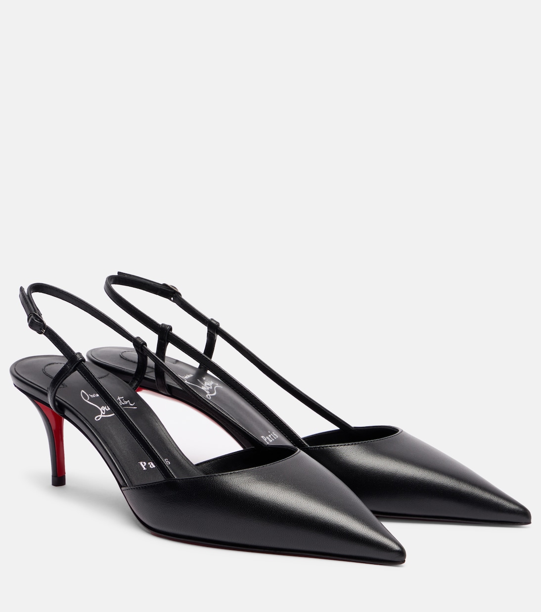 Slingback-Pumps Miss Z Sling 60 aus Leder | Christian Louboutin