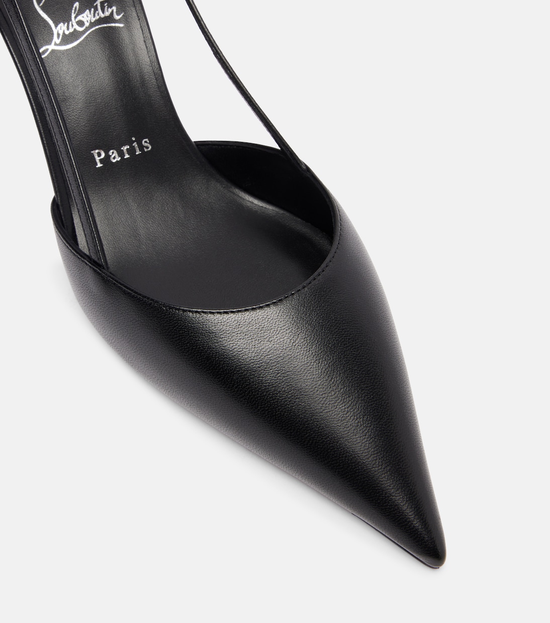 Slingback-Pumps Miss Z Sling 60 aus Leder | Christian Louboutin