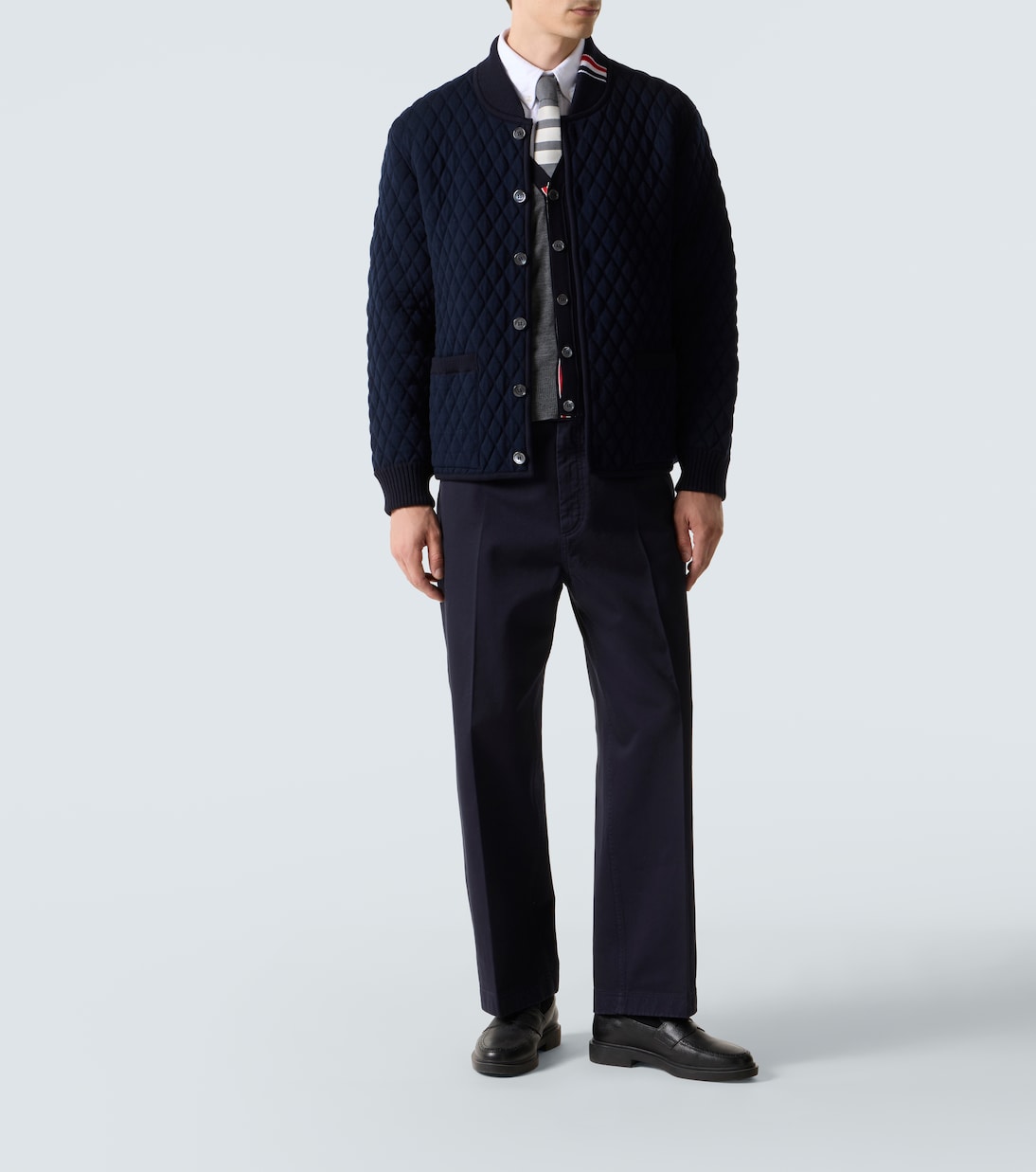 Quilted wool-blend jacket | Thom Browne