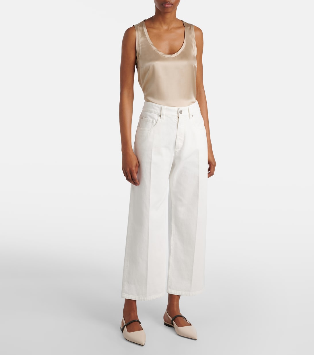 Pantaloni regular in cotone | Brunello Cucinelli
