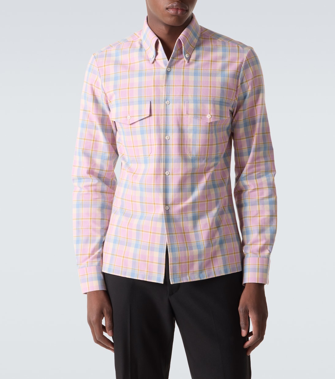 Checked cotton shirt | Prada