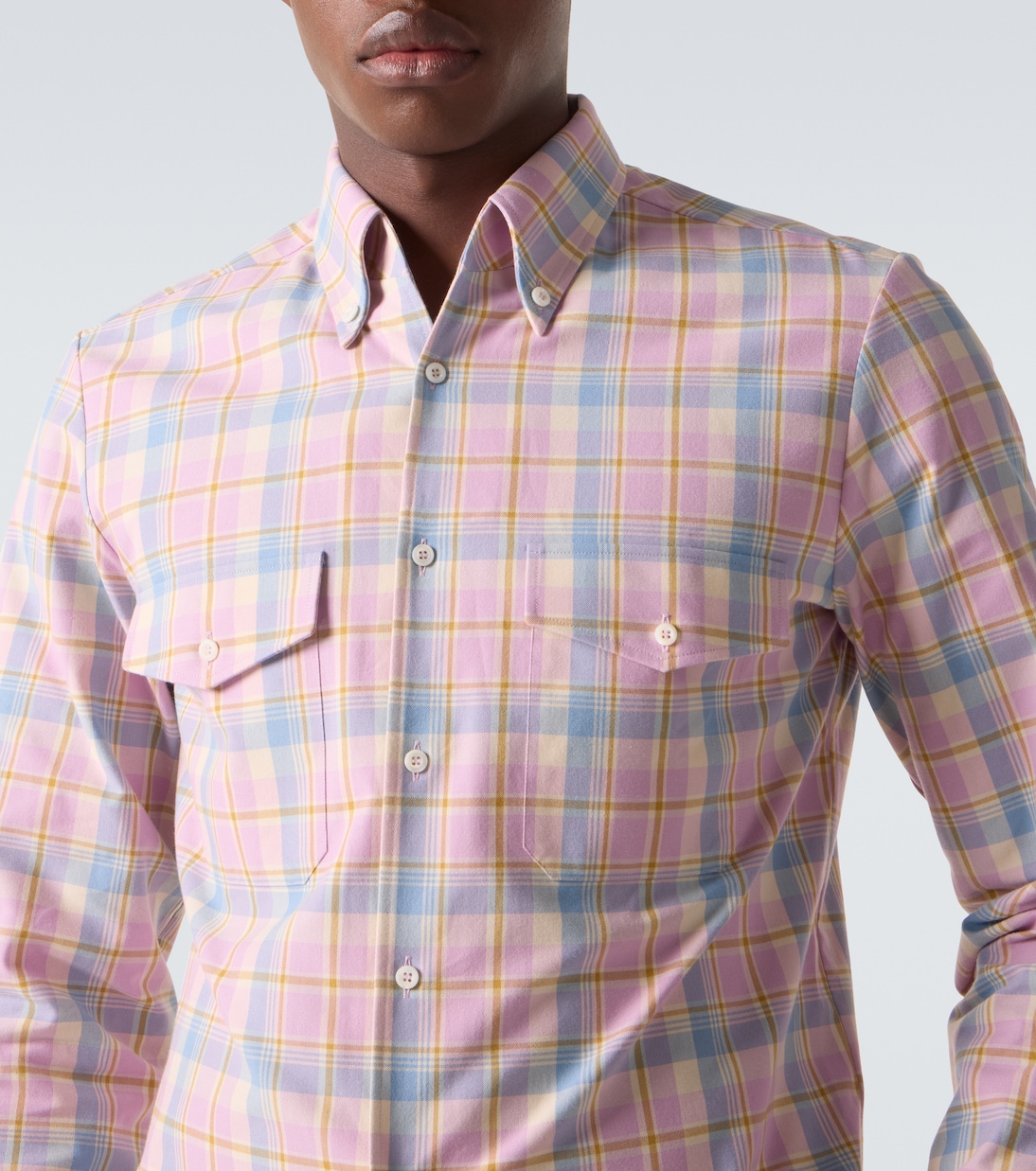 Checked cotton shirt | Prada