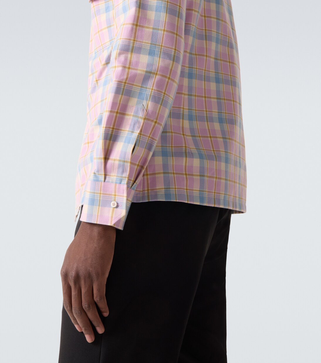 Checked cotton shirt | Prada