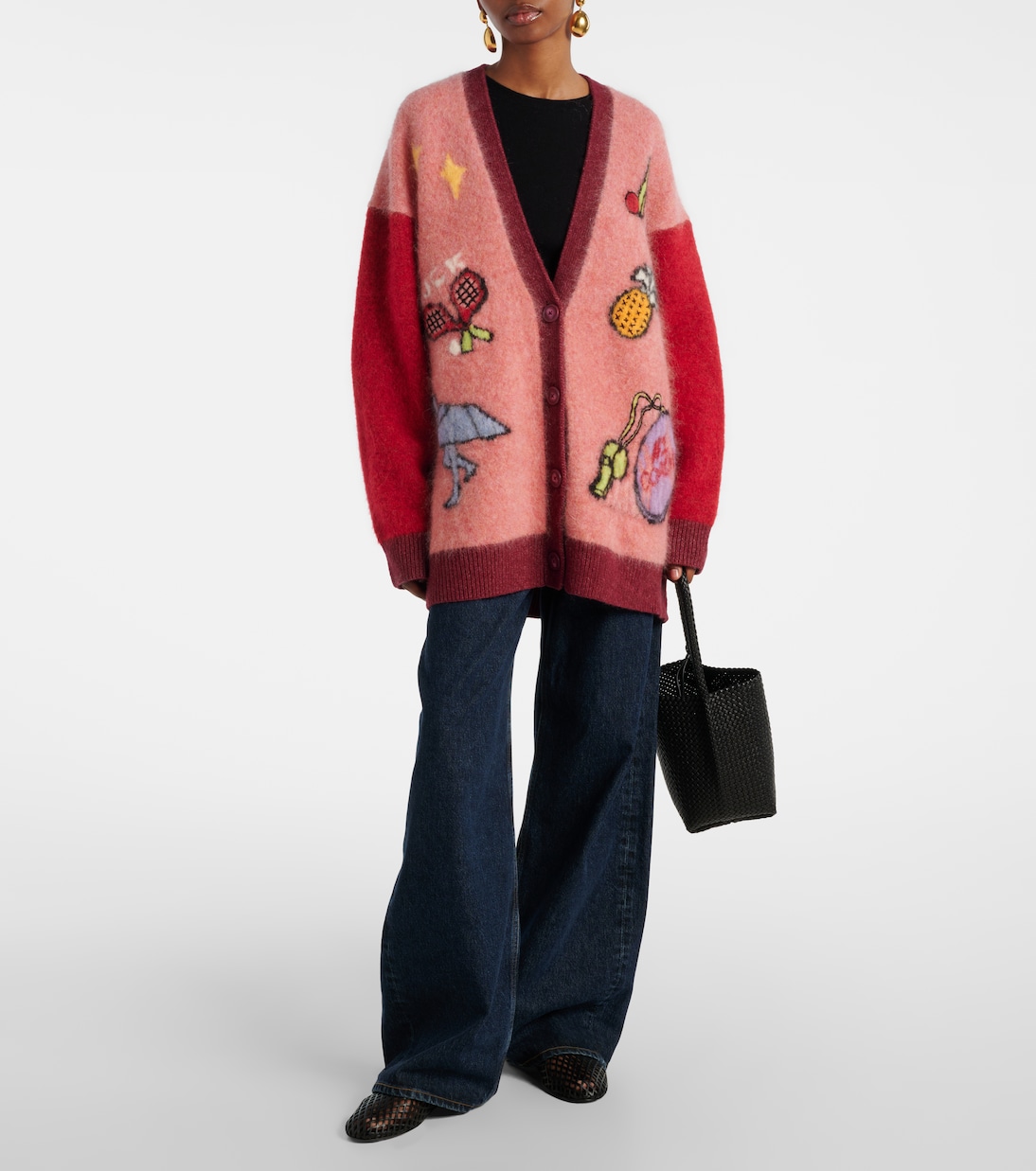 Court embroidered wool-blend cardigan | Alémais