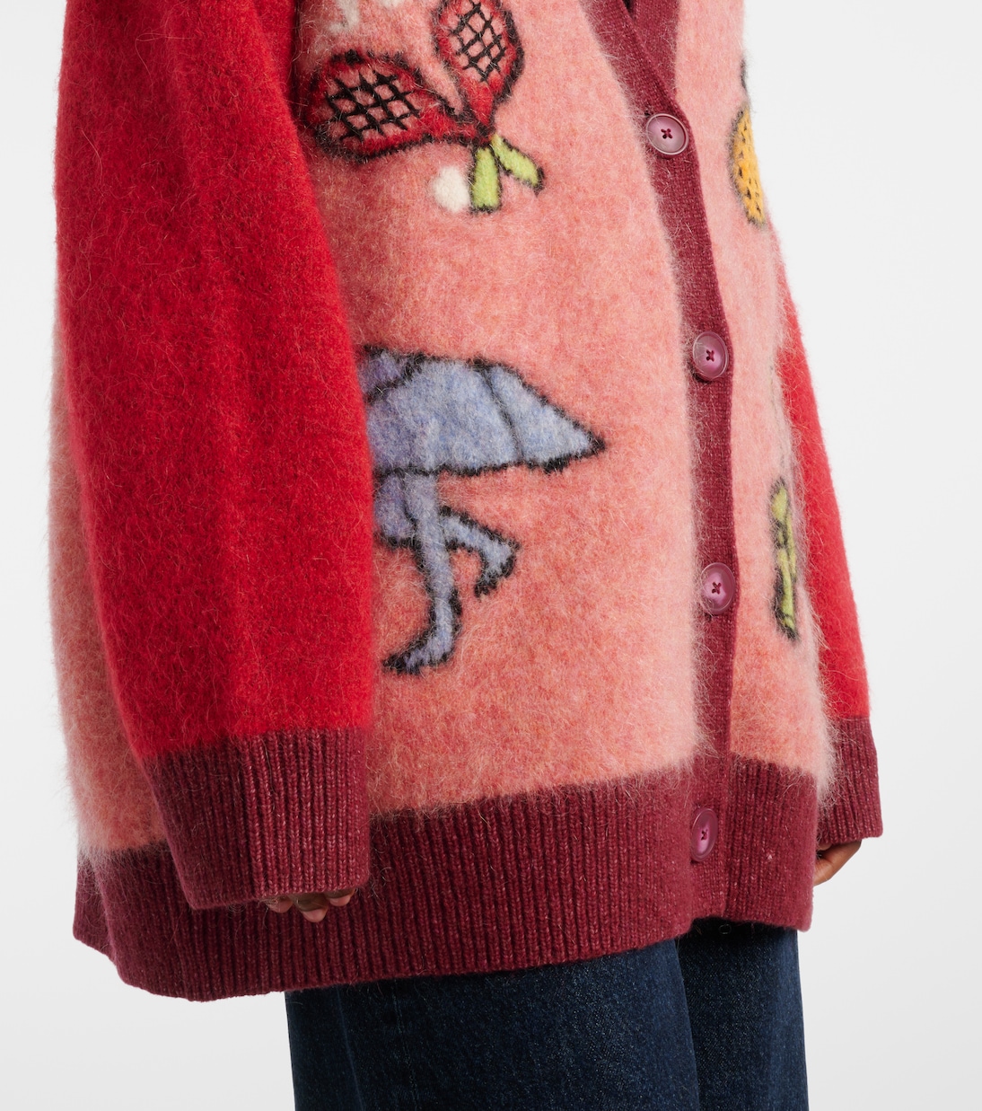 Court embroidered wool-blend cardigan | Alémais