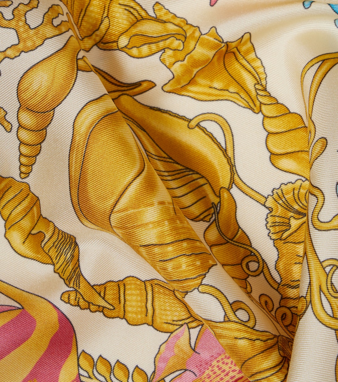 Foulard Underwater Barocco en soie | Versace