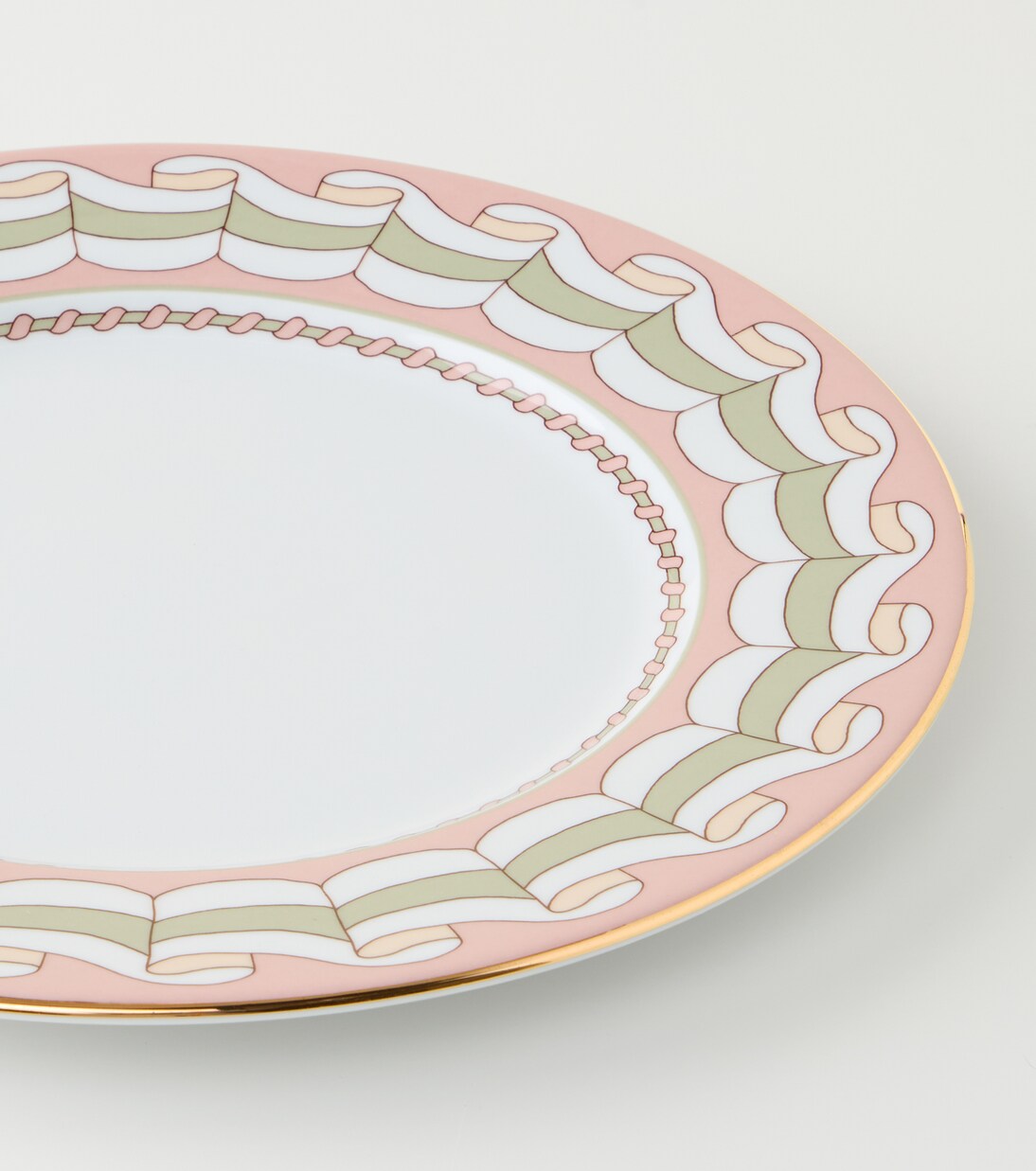 Poseidon Dusty Pink charger plate | La DoubleJ