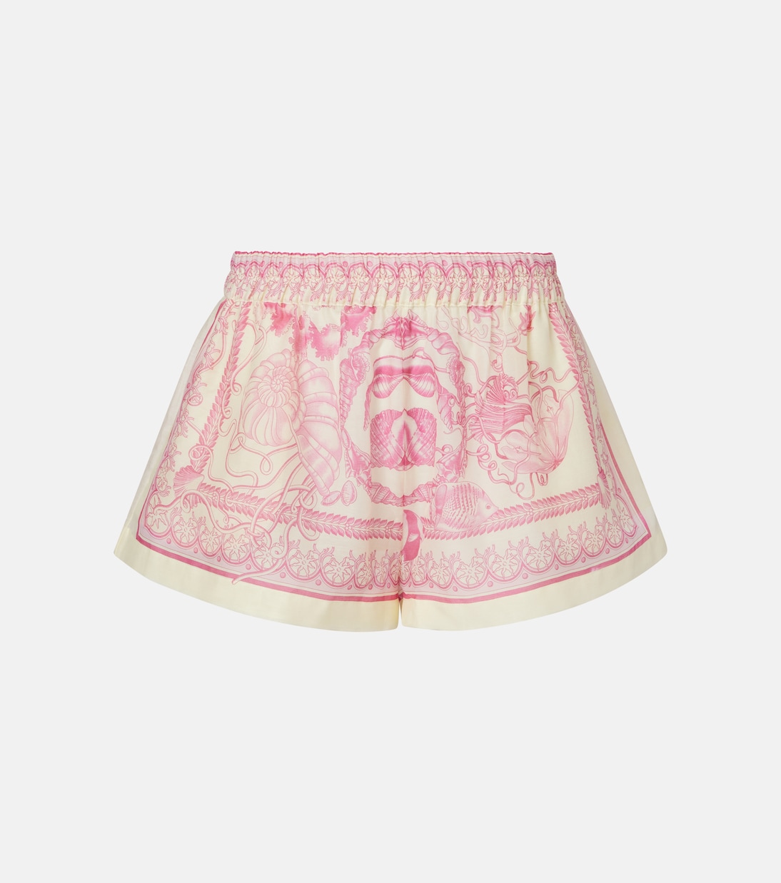Underwater Barocco voile shorts | Versace