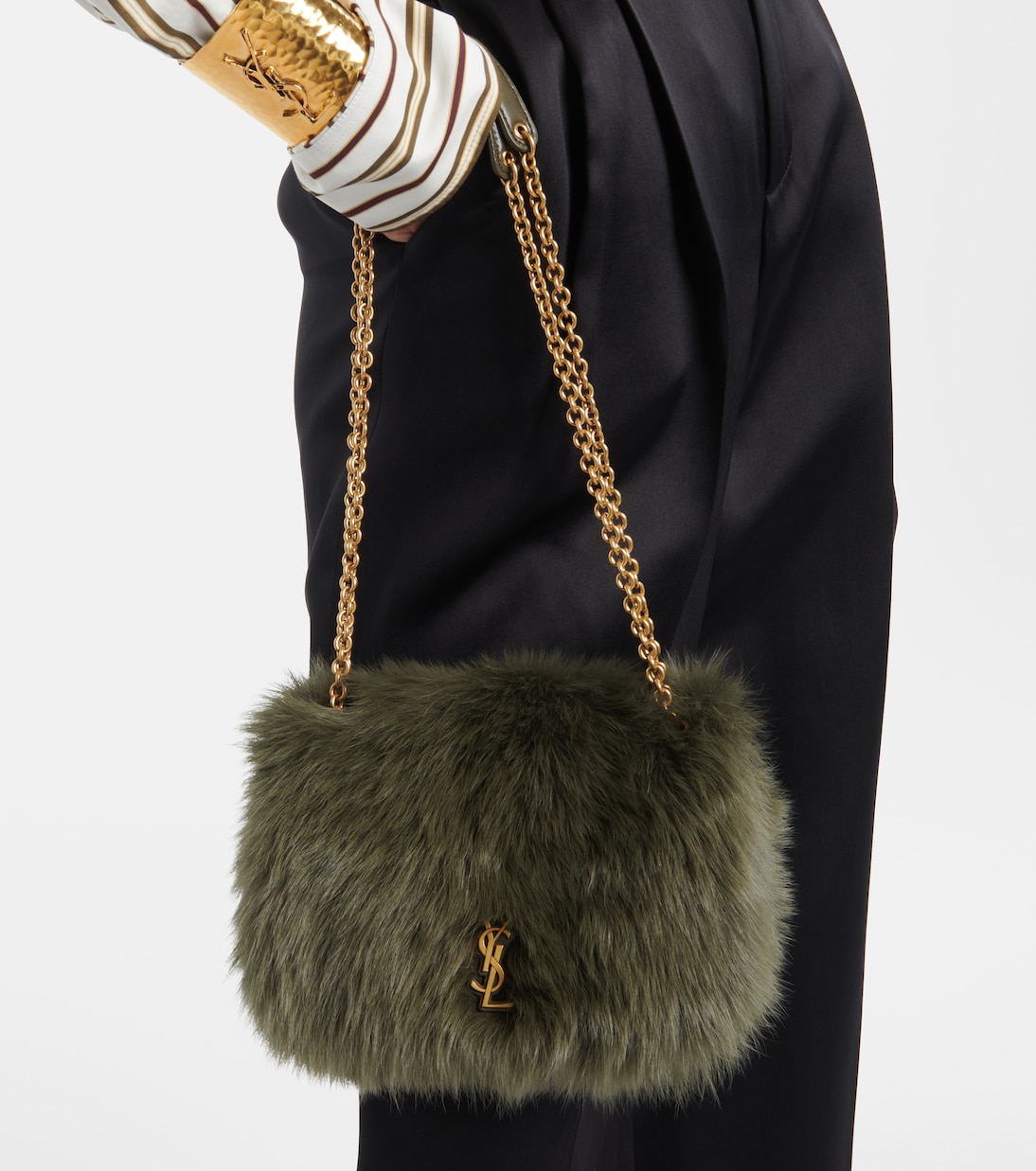Jamie 4.3 Mini shearling shoulder bag | Saint Laurent
