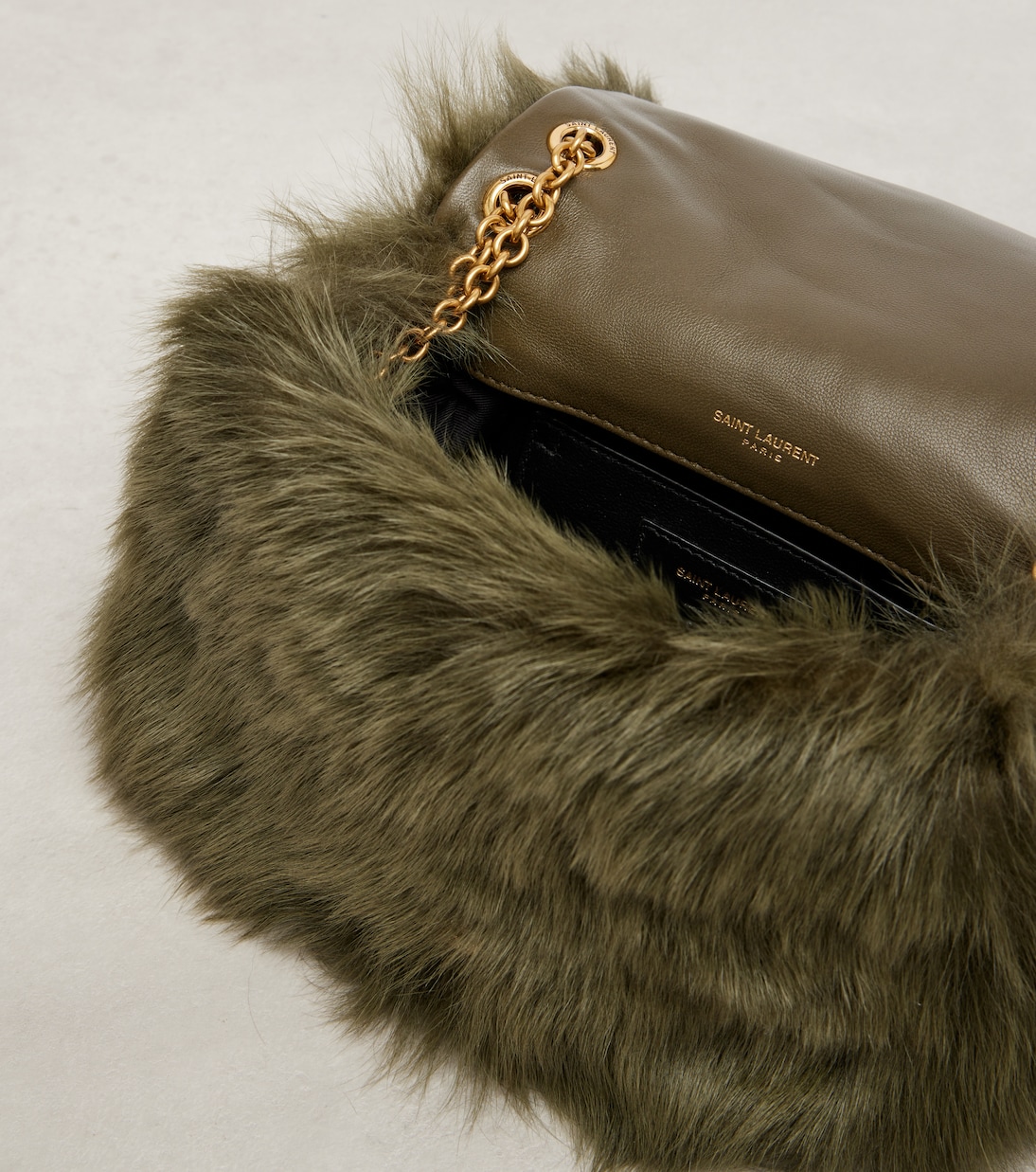 Jamie 4.3 Mini shearling shoulder bag | Saint Laurent