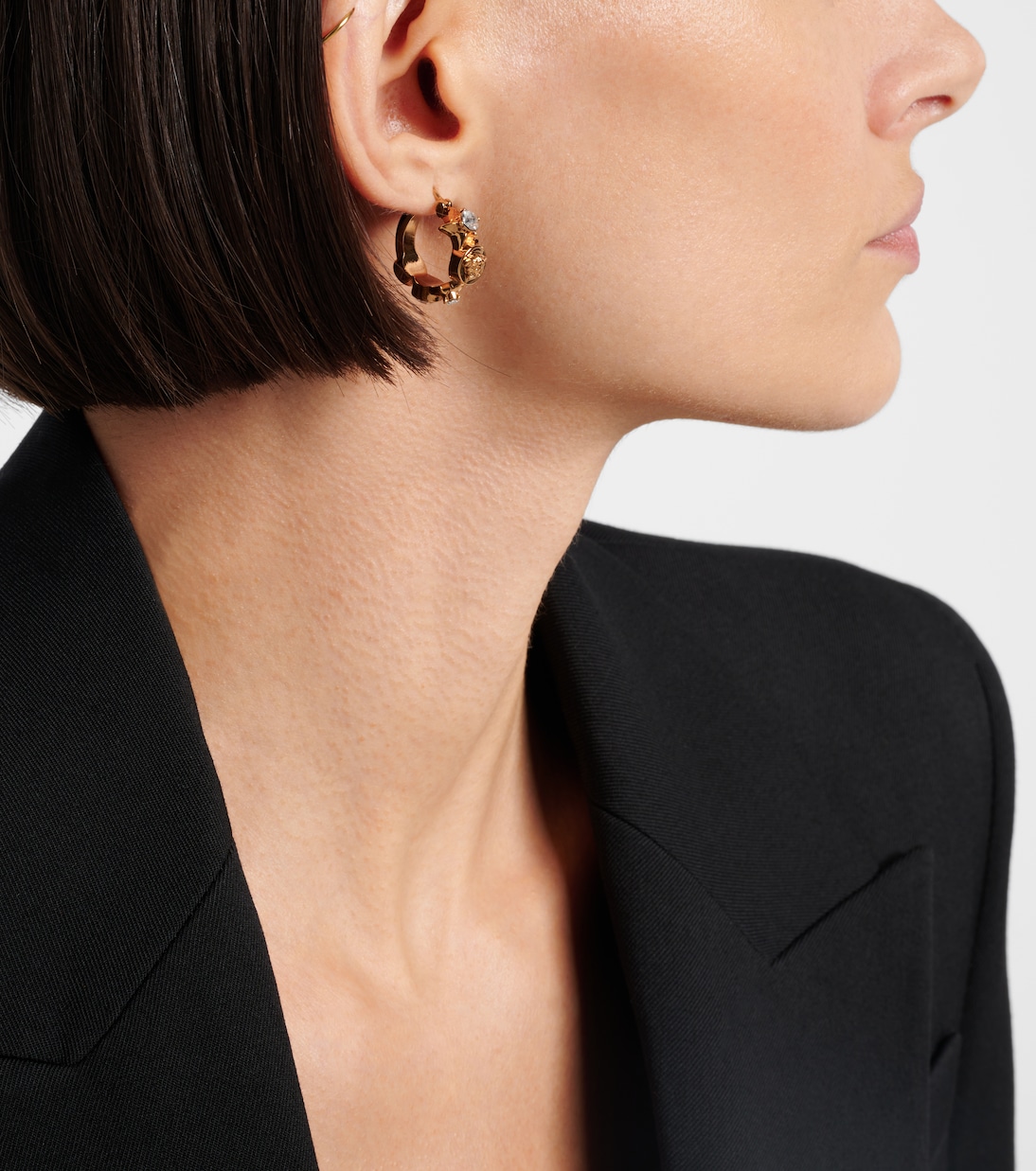 Medusa Star hoop earrings | Versace