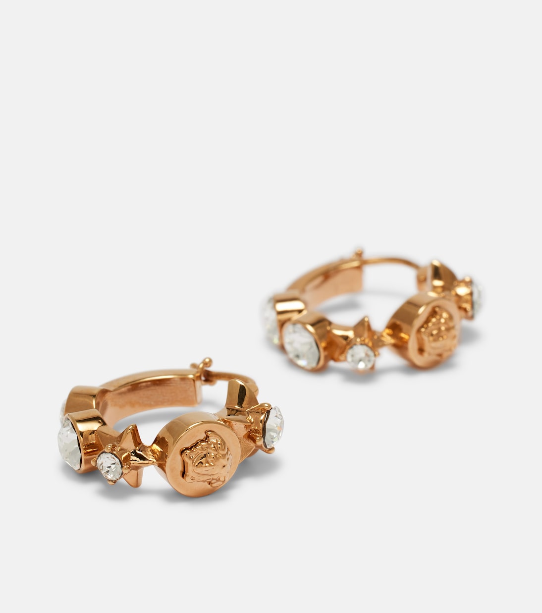 Medusa Star hoop earrings | Versace