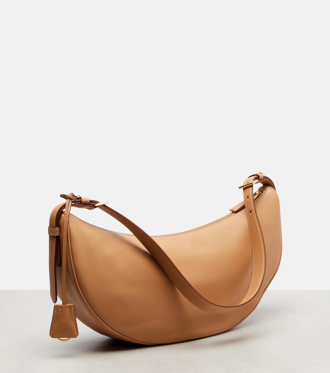 Schultertasche Demi-Lune Large aus Leder | Prada