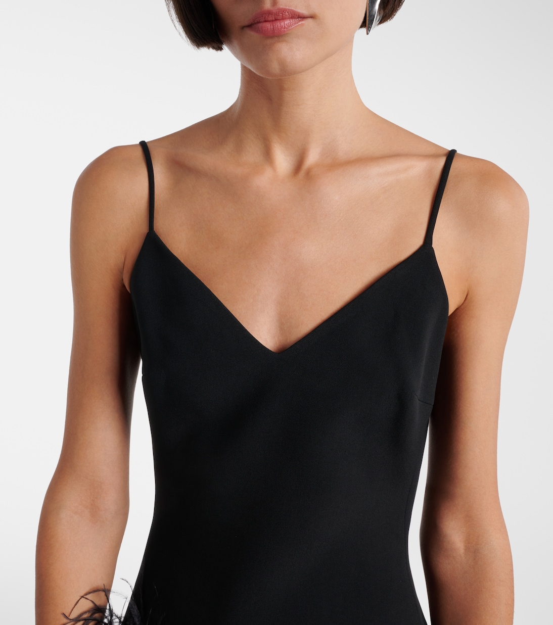 Minikleid mit Federn | David Koma