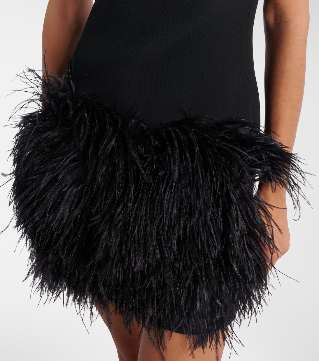 Minikleid mit Federn | David Koma