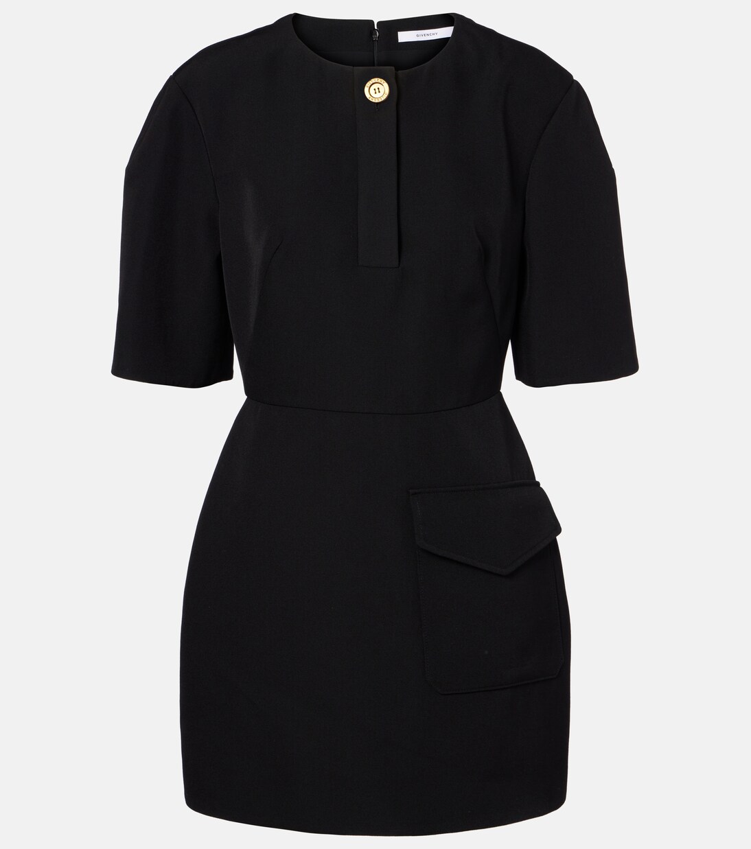 Wool grain de poudre minidress | Givenchy