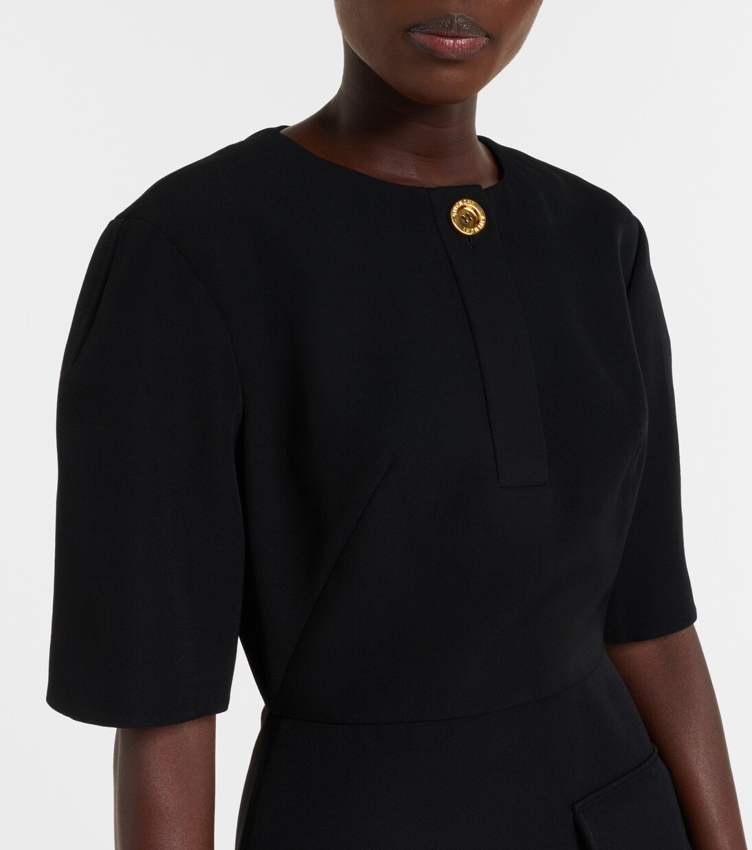Wool grain de poudre minidress | Givenchy