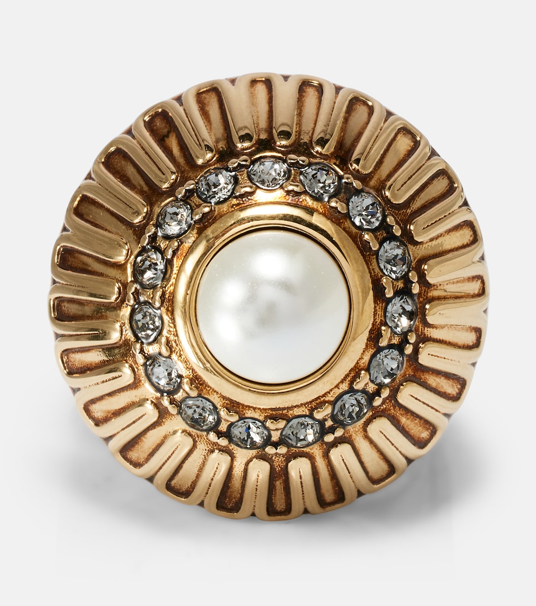 Embellished faux pearl ring | Chloé