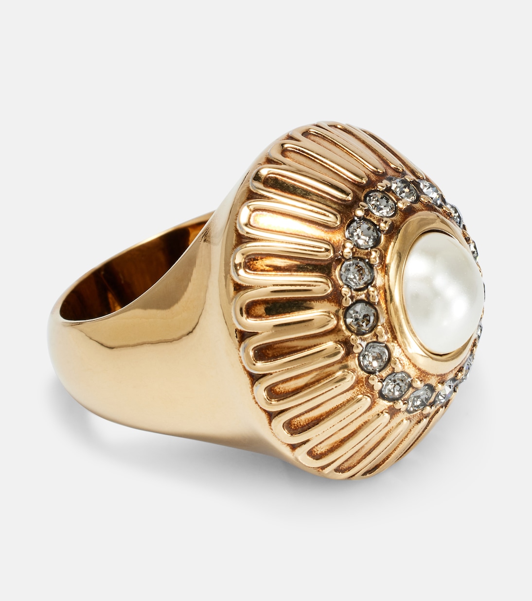 Embellished faux pearl ring | Chloé