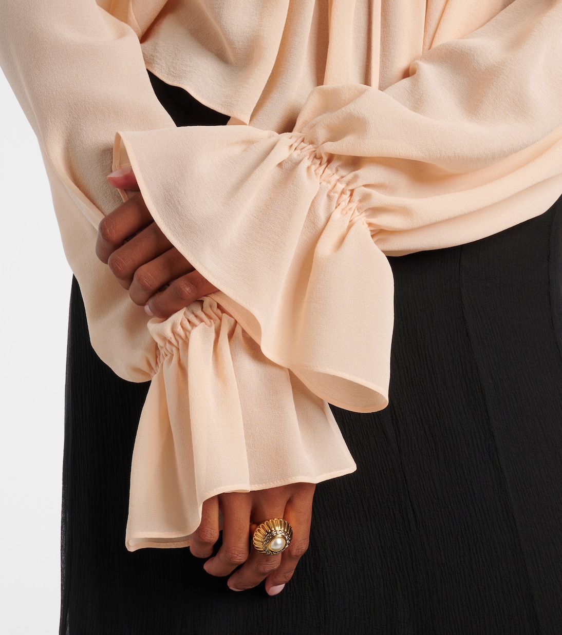 Embellished faux pearl ring | Chloé