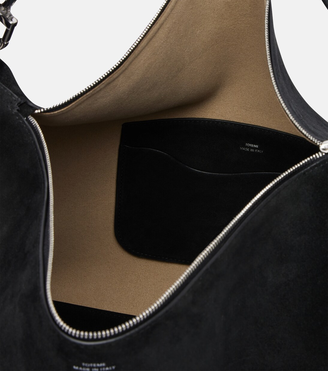 Tote Bag Bevel aus Veloursleder | Toteme