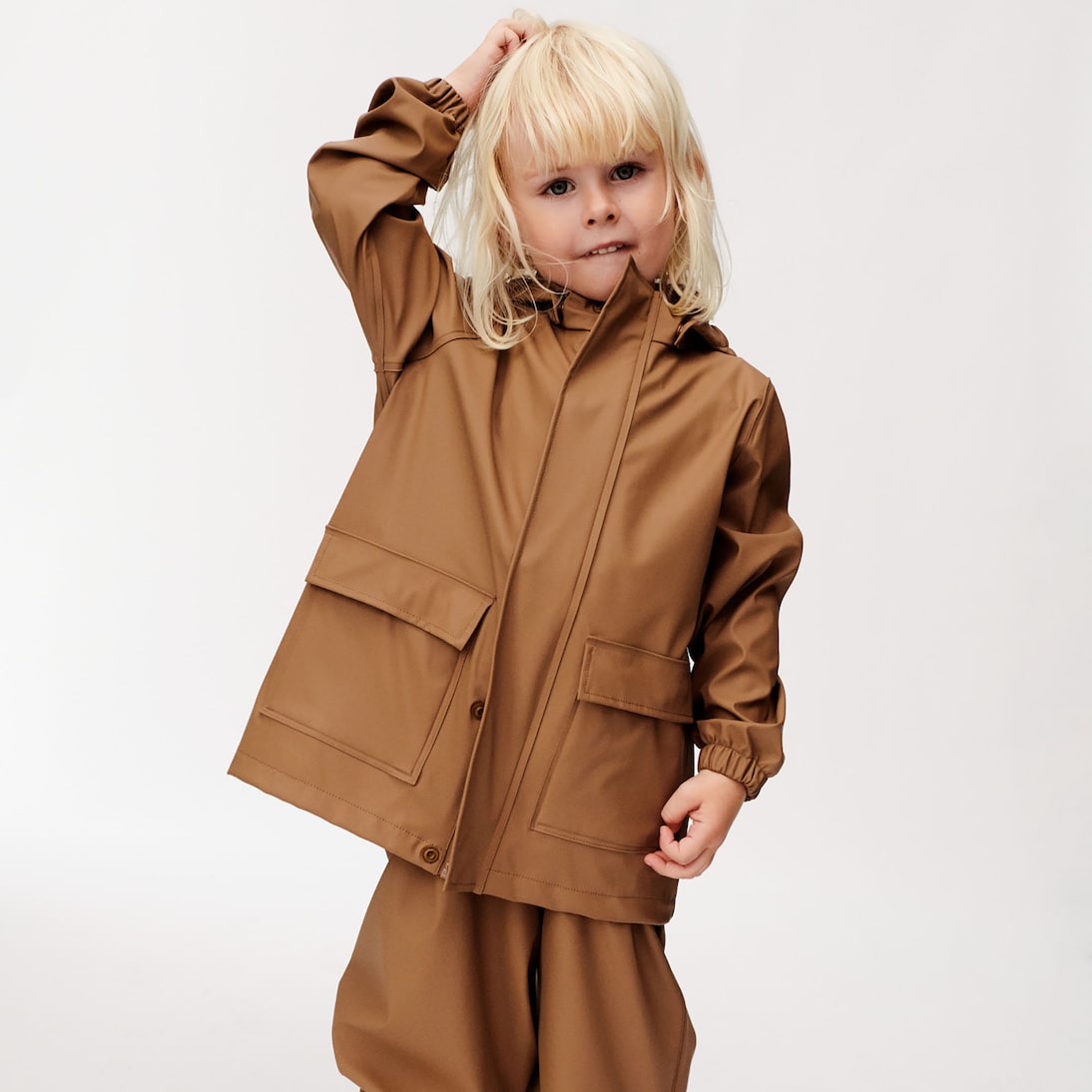 Ollo raincoat | Wheat