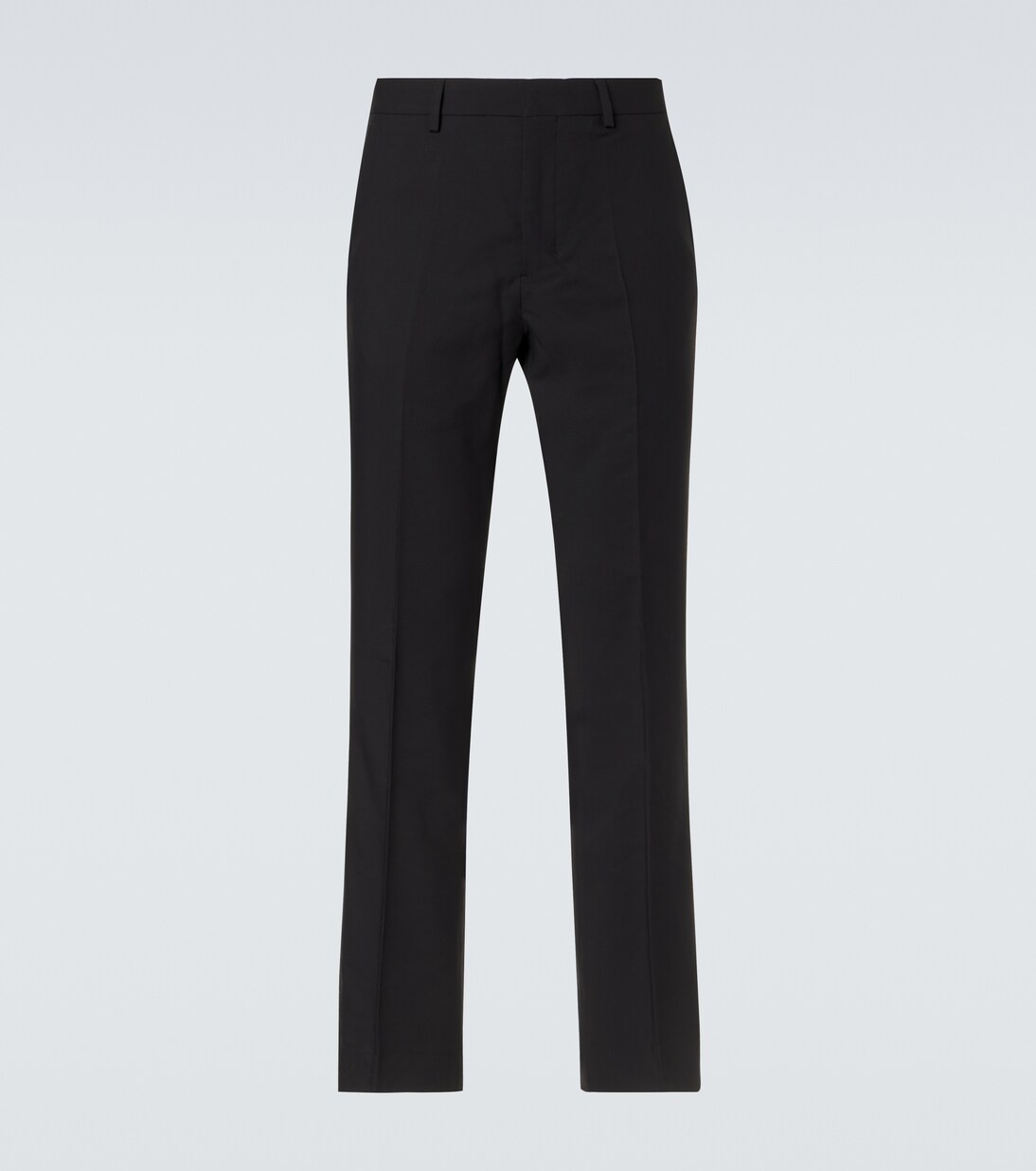 Virgin wool gabardine straight pants | Ami Paris