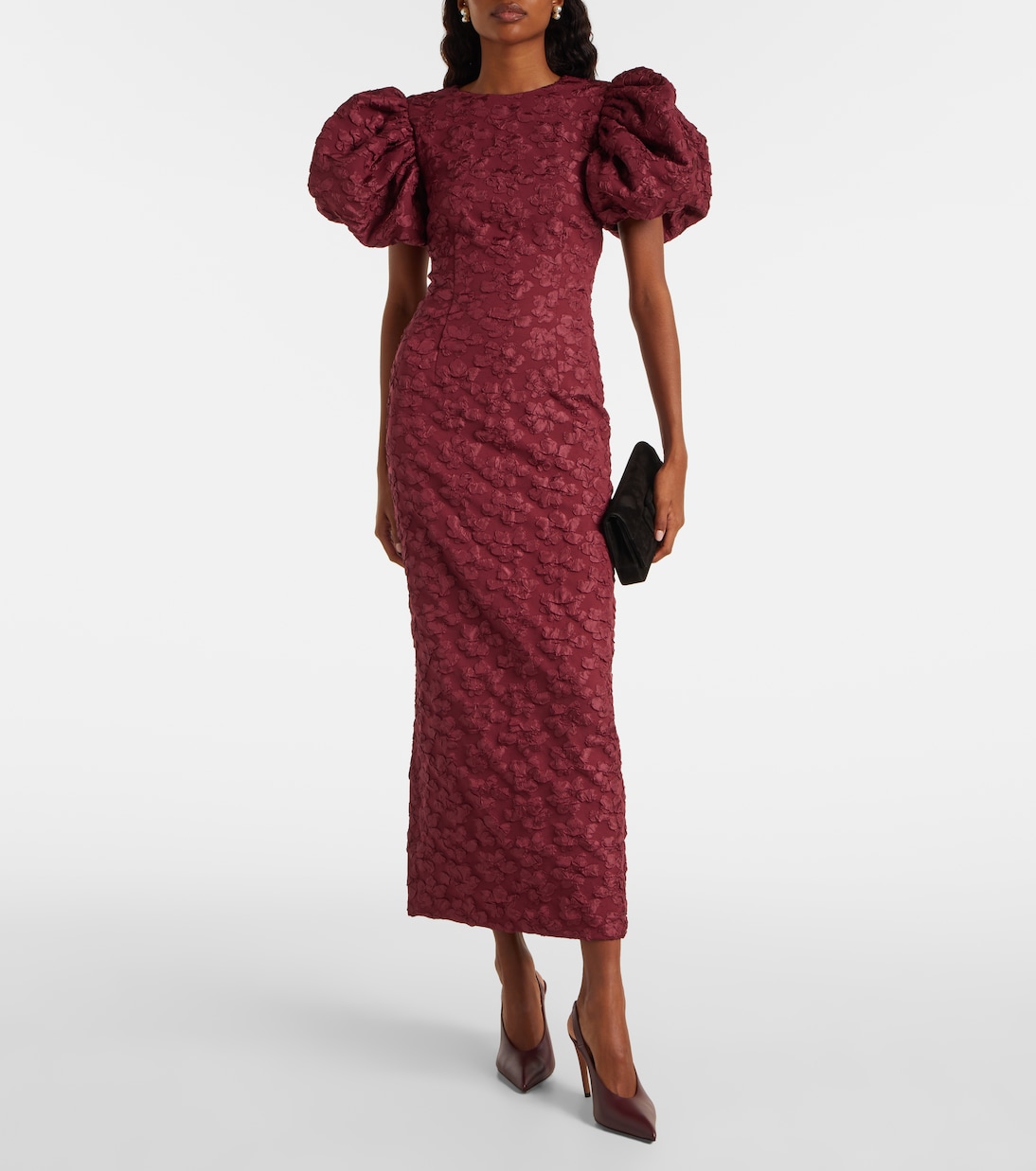 Lori jacquard midi dress | Rotate