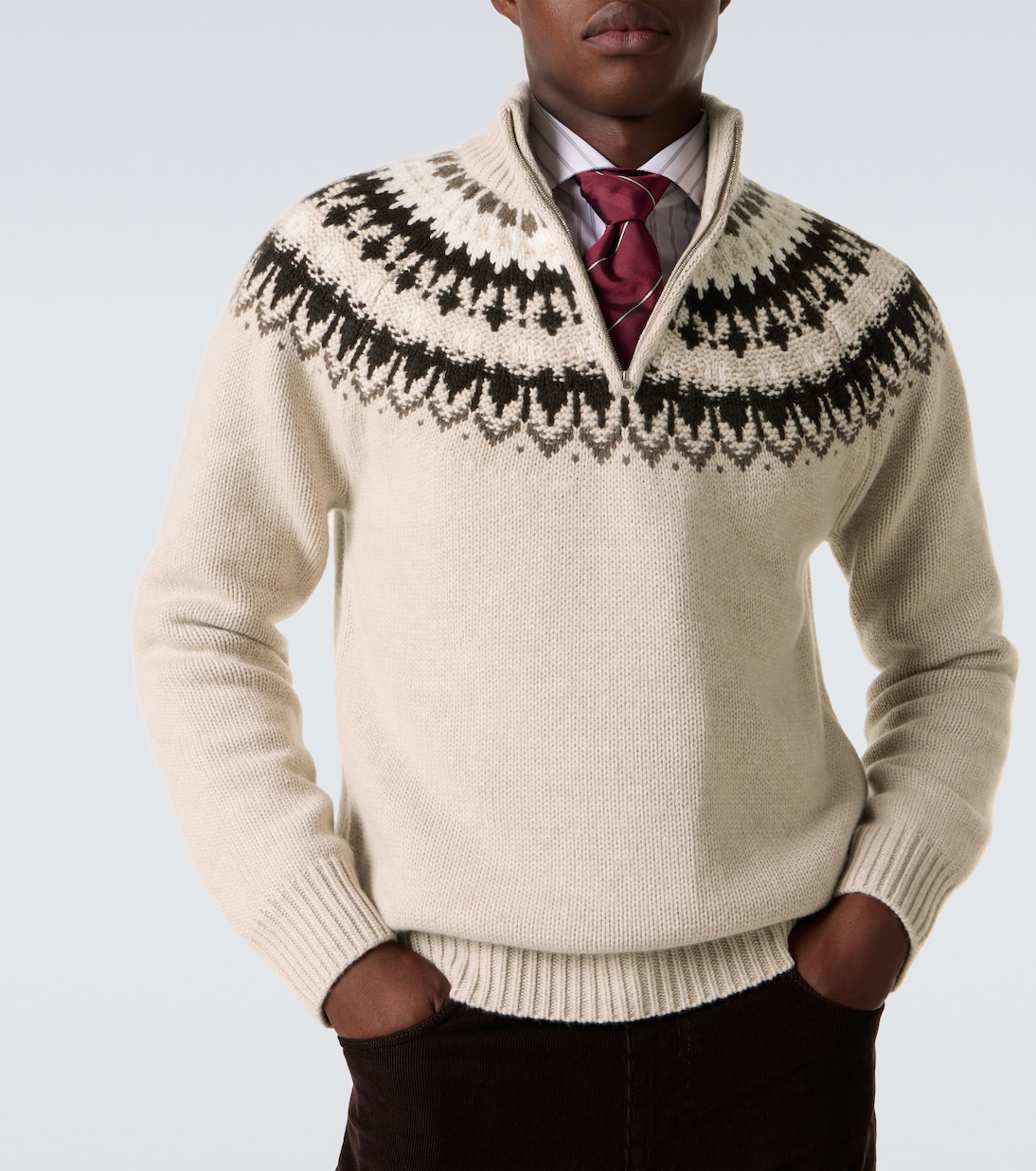 Mr Saint Gervais half-zip sweater | Arch4