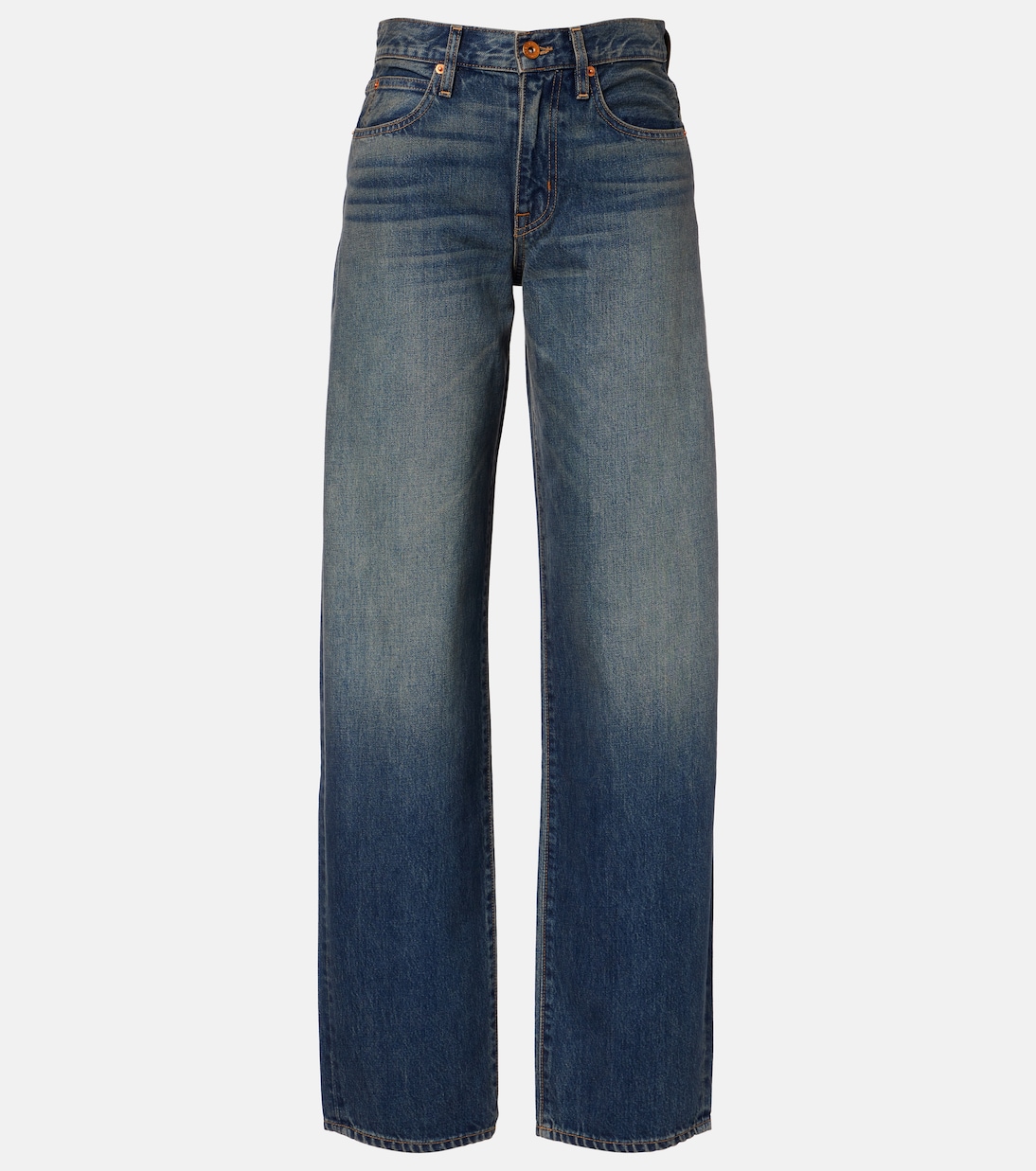 Tess faded wide-leg jeans | Slvrlake