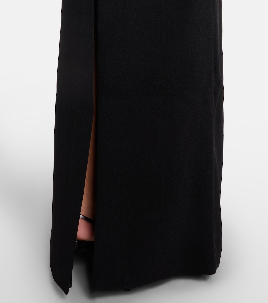 Vestido bustier de fiesta Lynette de crepé adornado | Rebecca Vallance