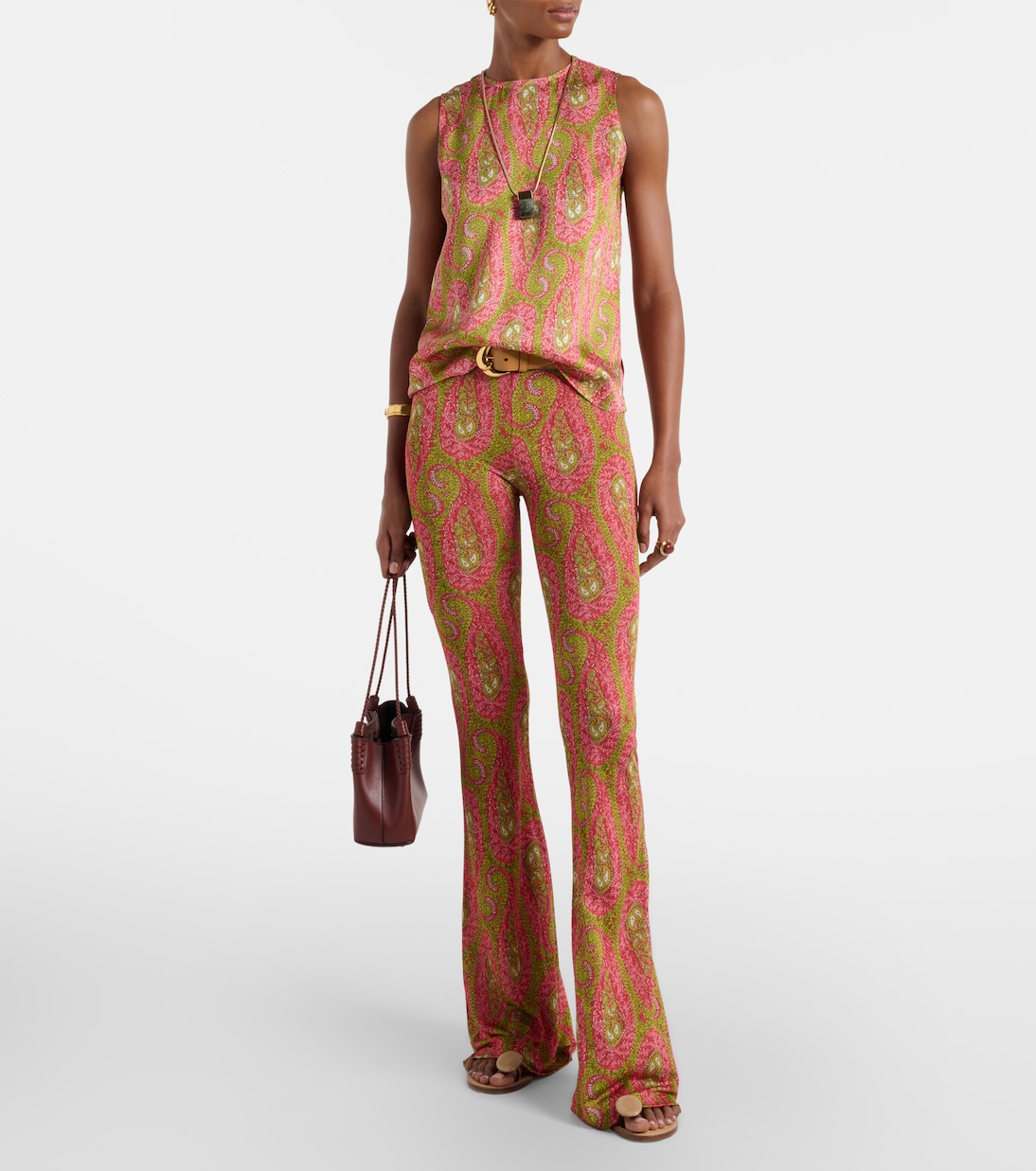 Semi-sheer jacquard blouse | Etro