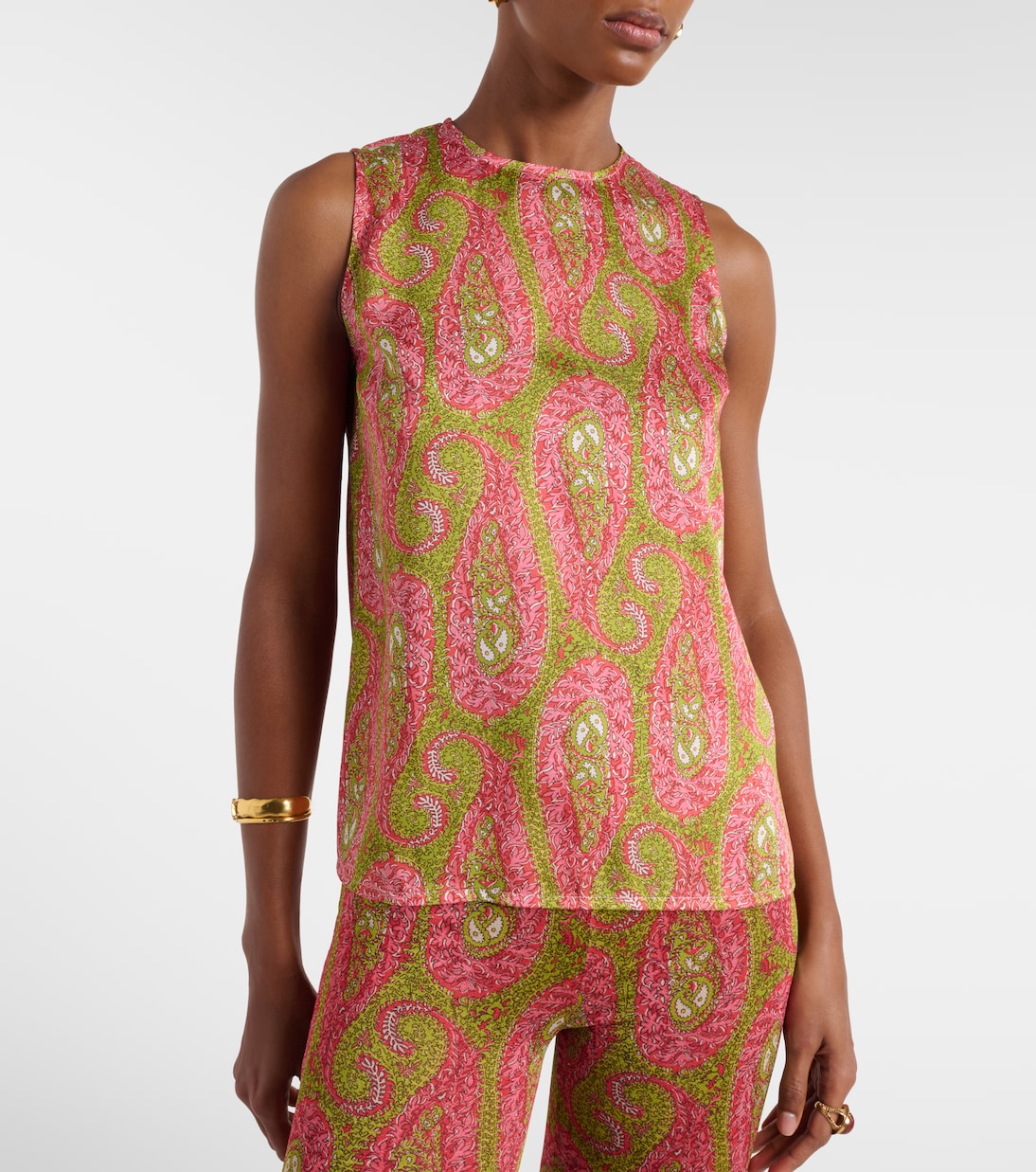 Semi-sheer jacquard blouse | Etro