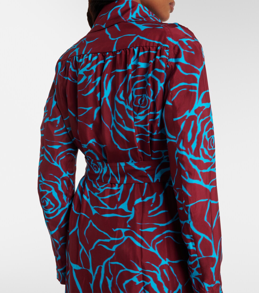 Printed twill coat | Dries Van Noten