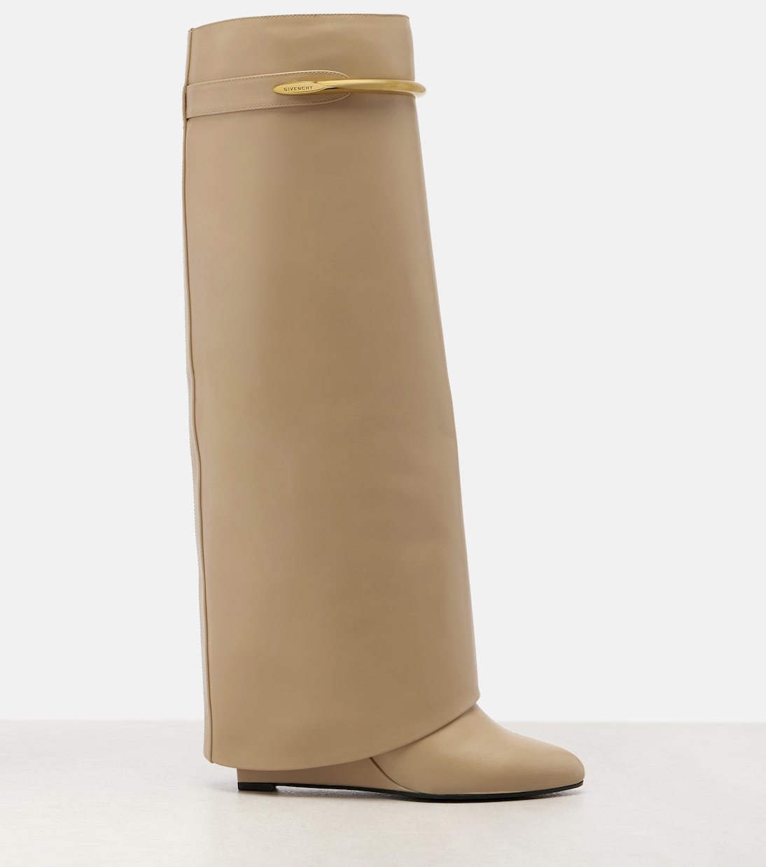 Shark 95 leather knee-high boots | Givenchy
