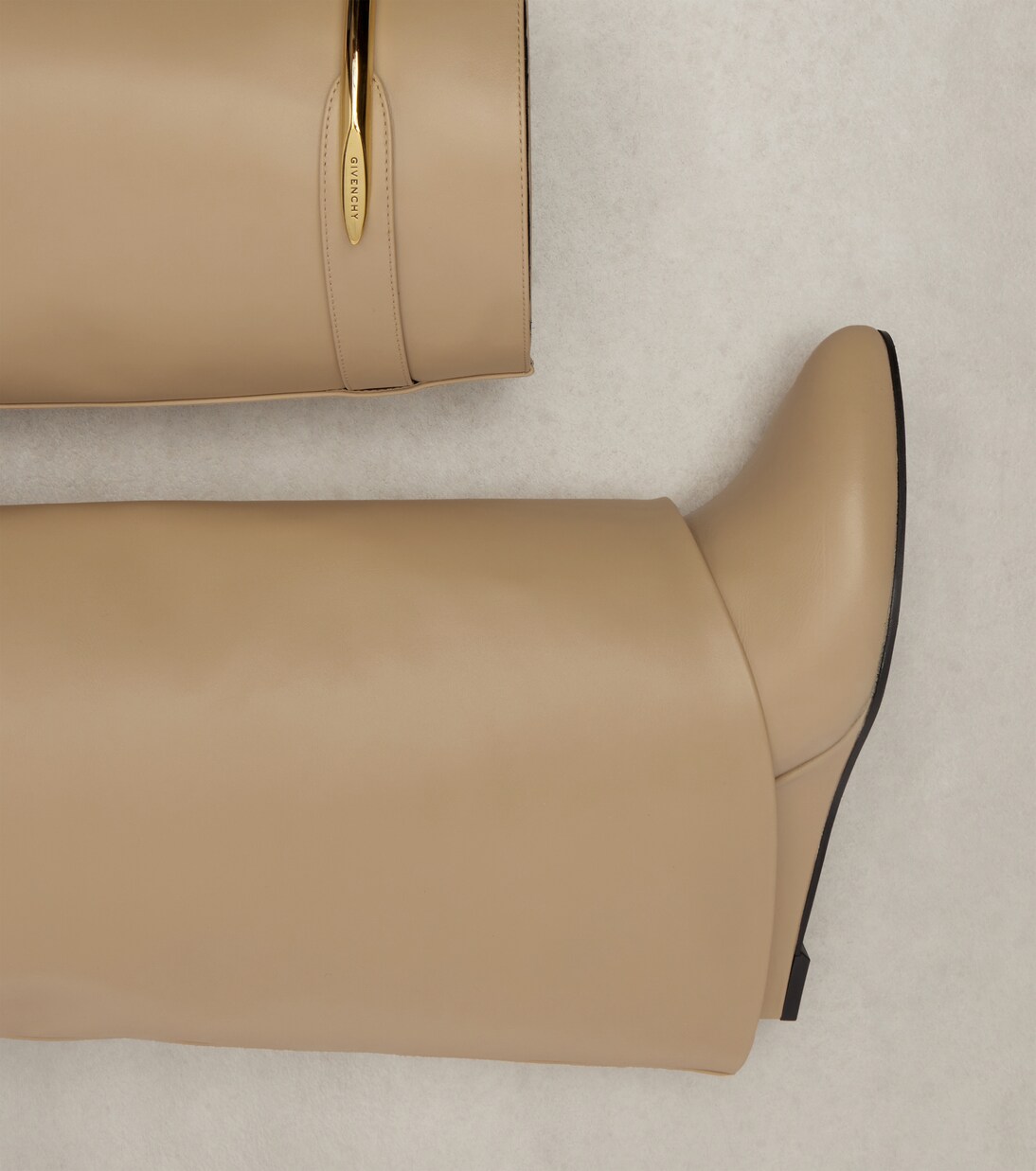 Shark 95 leather knee-high boots | Givenchy