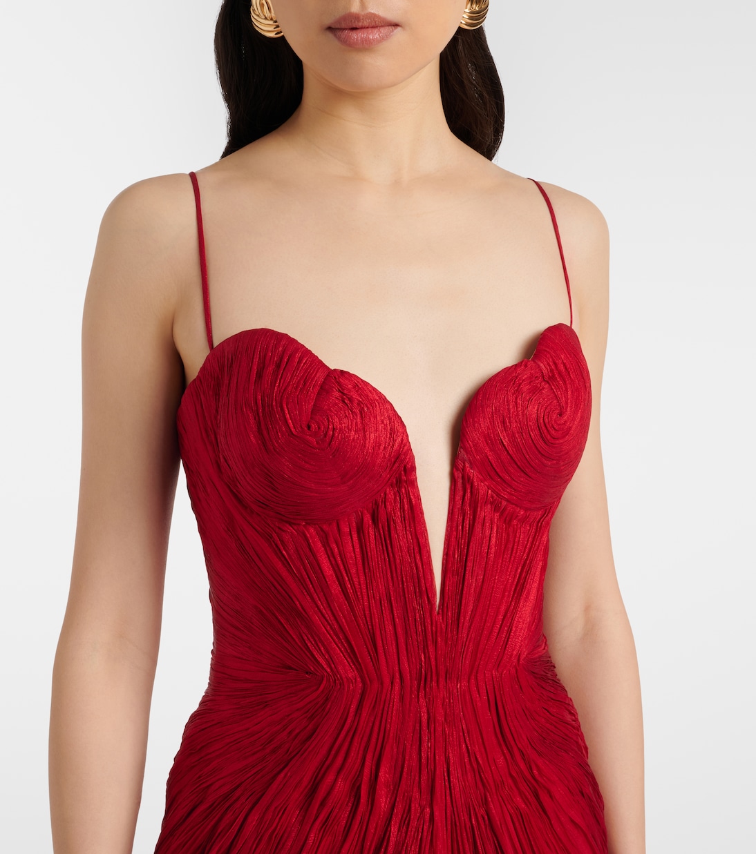 Cecilia draped silk gown | Maria Lucia Hohan