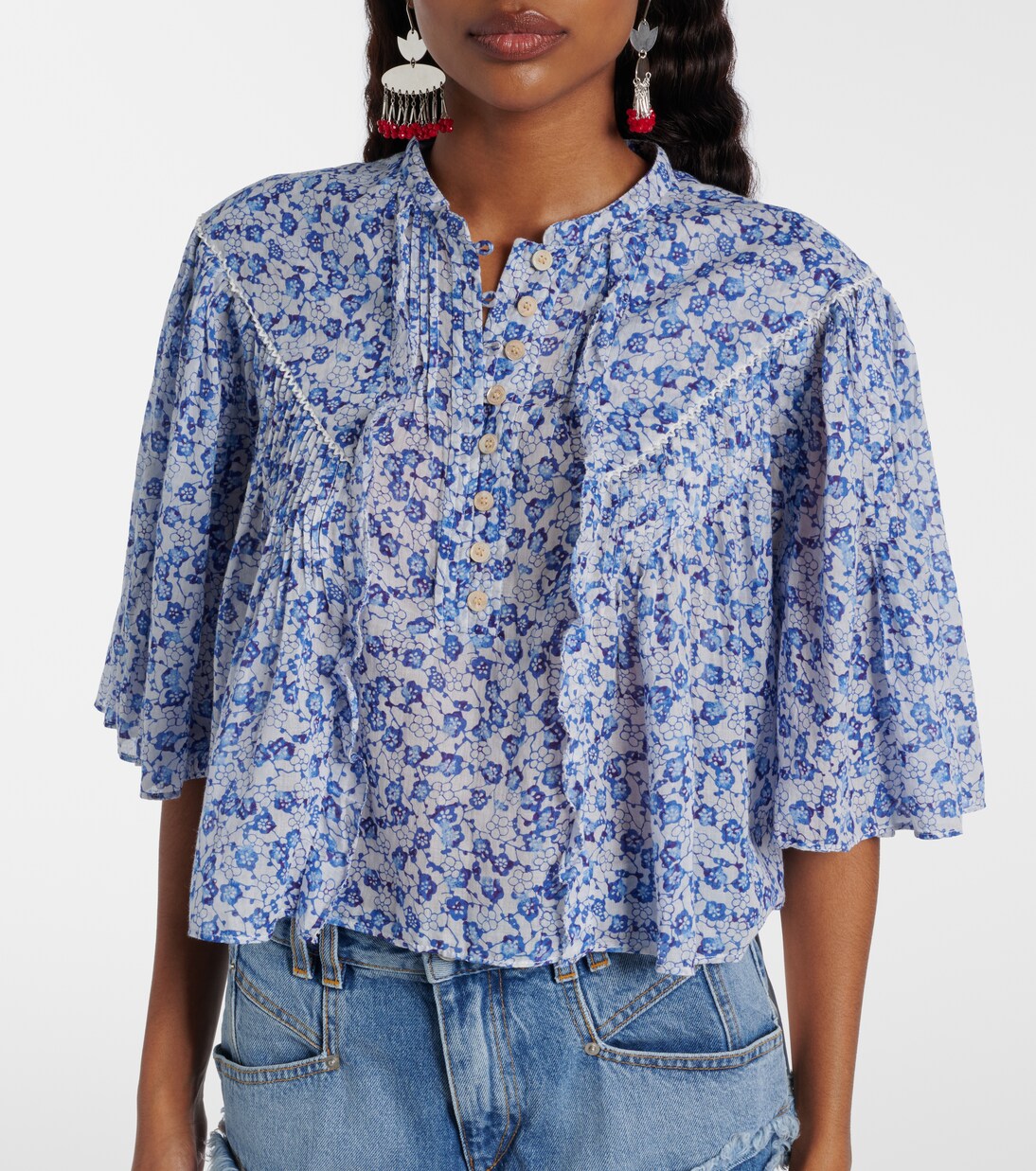 Veelia floral cotton top | Marant Etoile