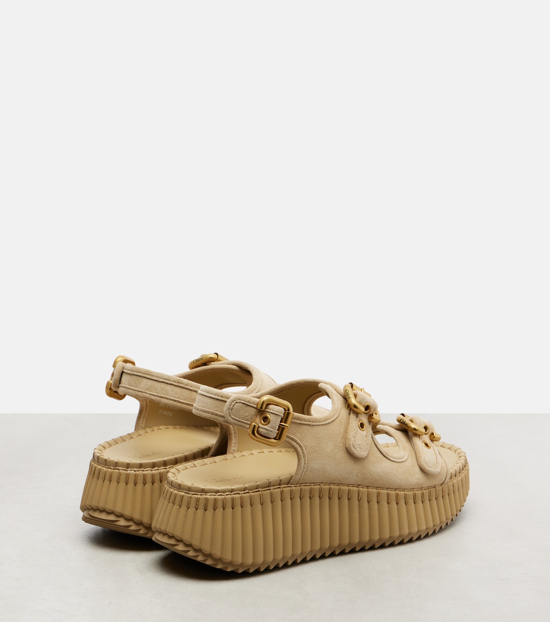 Nama suede platform sandals | Chloé