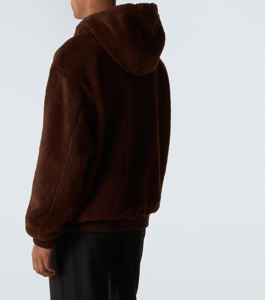 울 블렌드 테디 재킷 | Prada