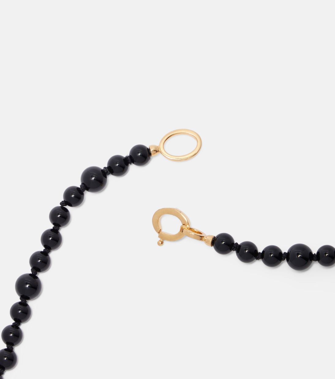 Collier Infinity à perles en onyx | Toteme