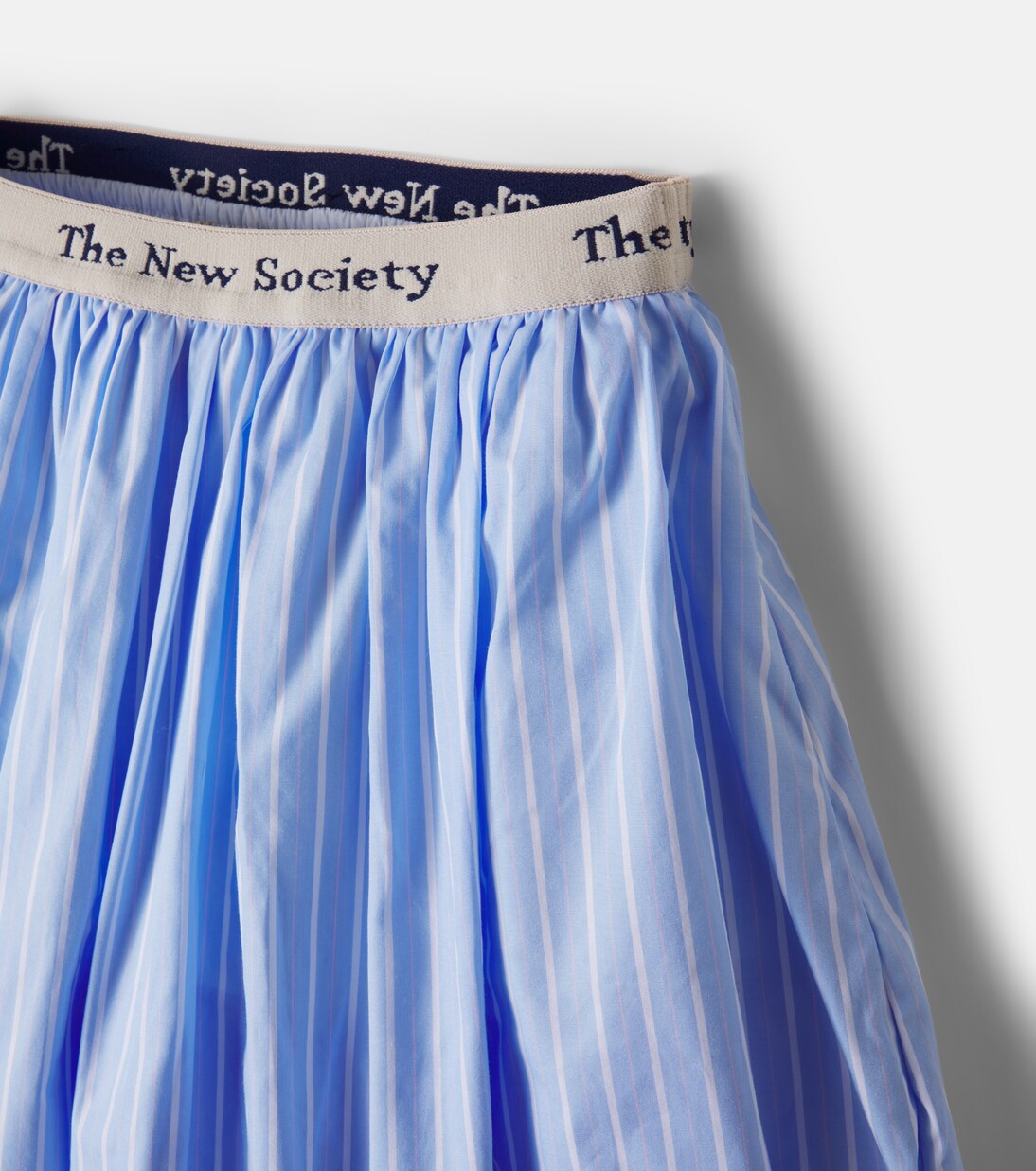 Jupe Ficus en coton à rayures | The New Society