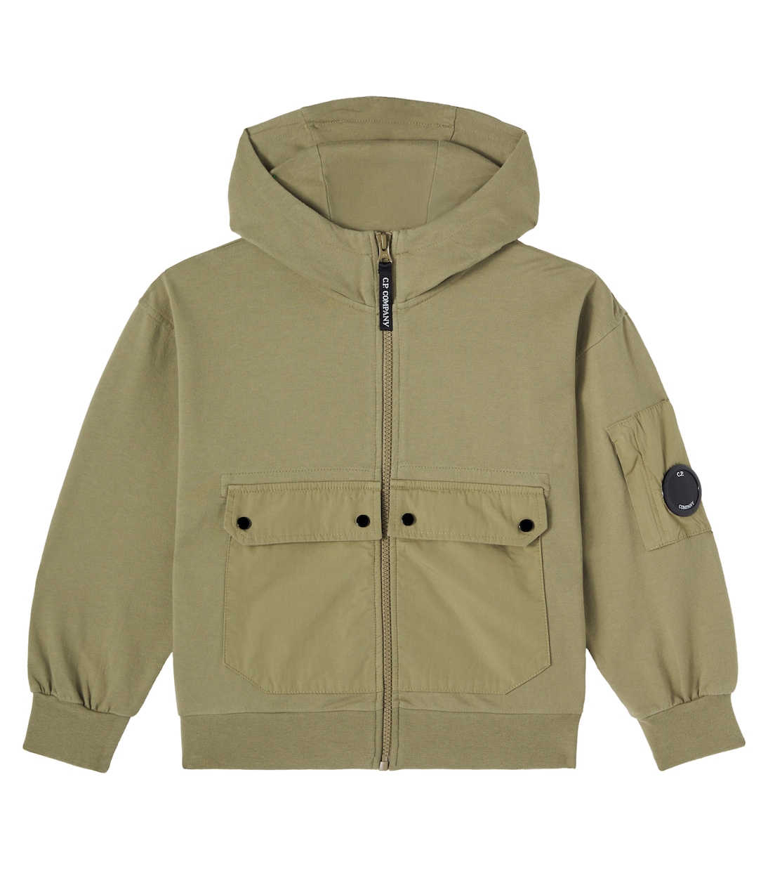 Hooded cotton jacket | C.P. Company Kids
