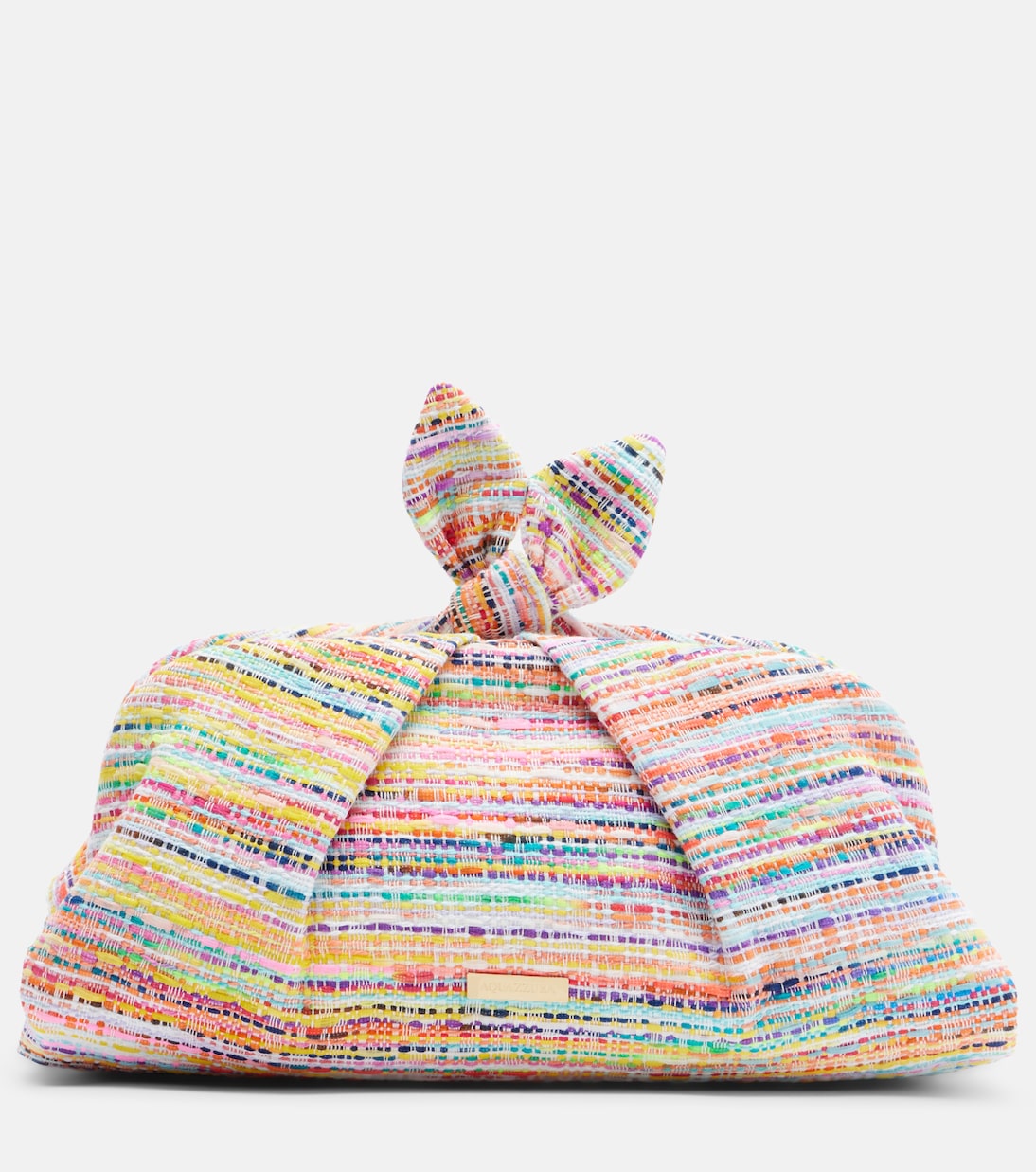 Bowtie tweed clutch | Aquazzura