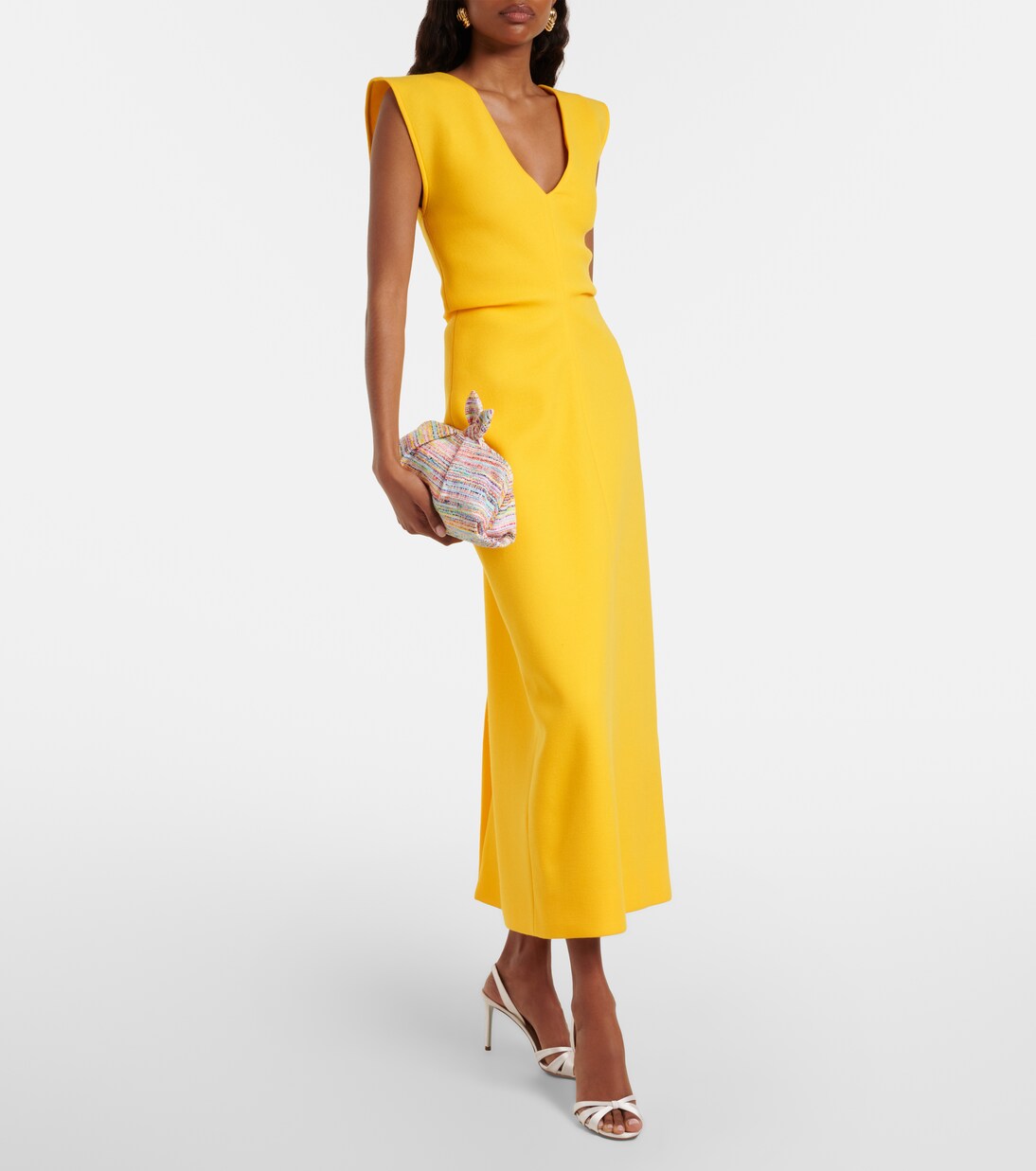 Bowtie tweed clutch | Aquazzura